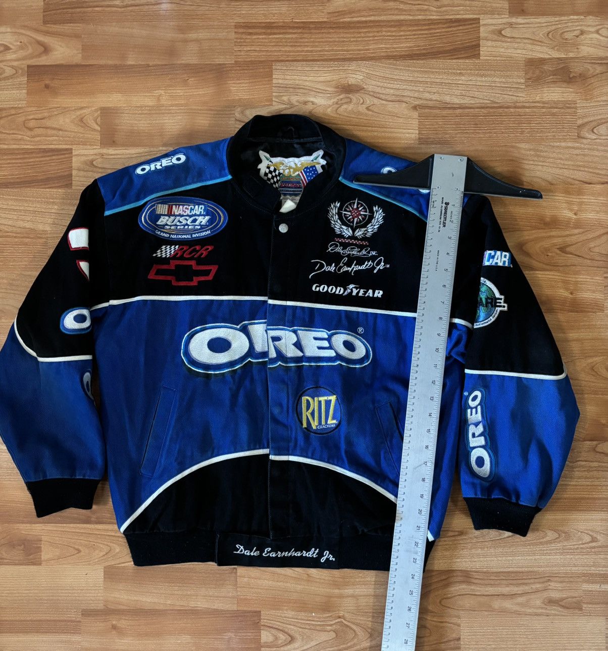Chase Authentics Vintage Dale Earnhardt Jr. NASCAR Racing Jacket Size M Size US M / EU 48-50 / 2 - 2 Thumbnail