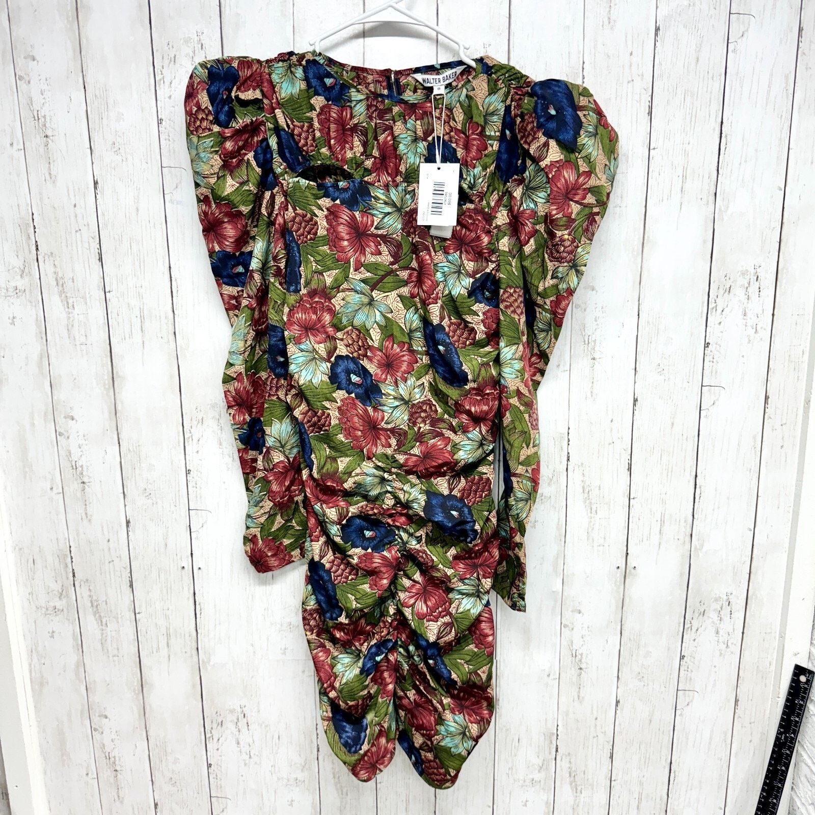 Other Walter Baker Sz 0 Verlee Long Sleeve Dress NWT Royal Garden Size XS / US 0-2 / IT 36-38 - 2 Thumbnail