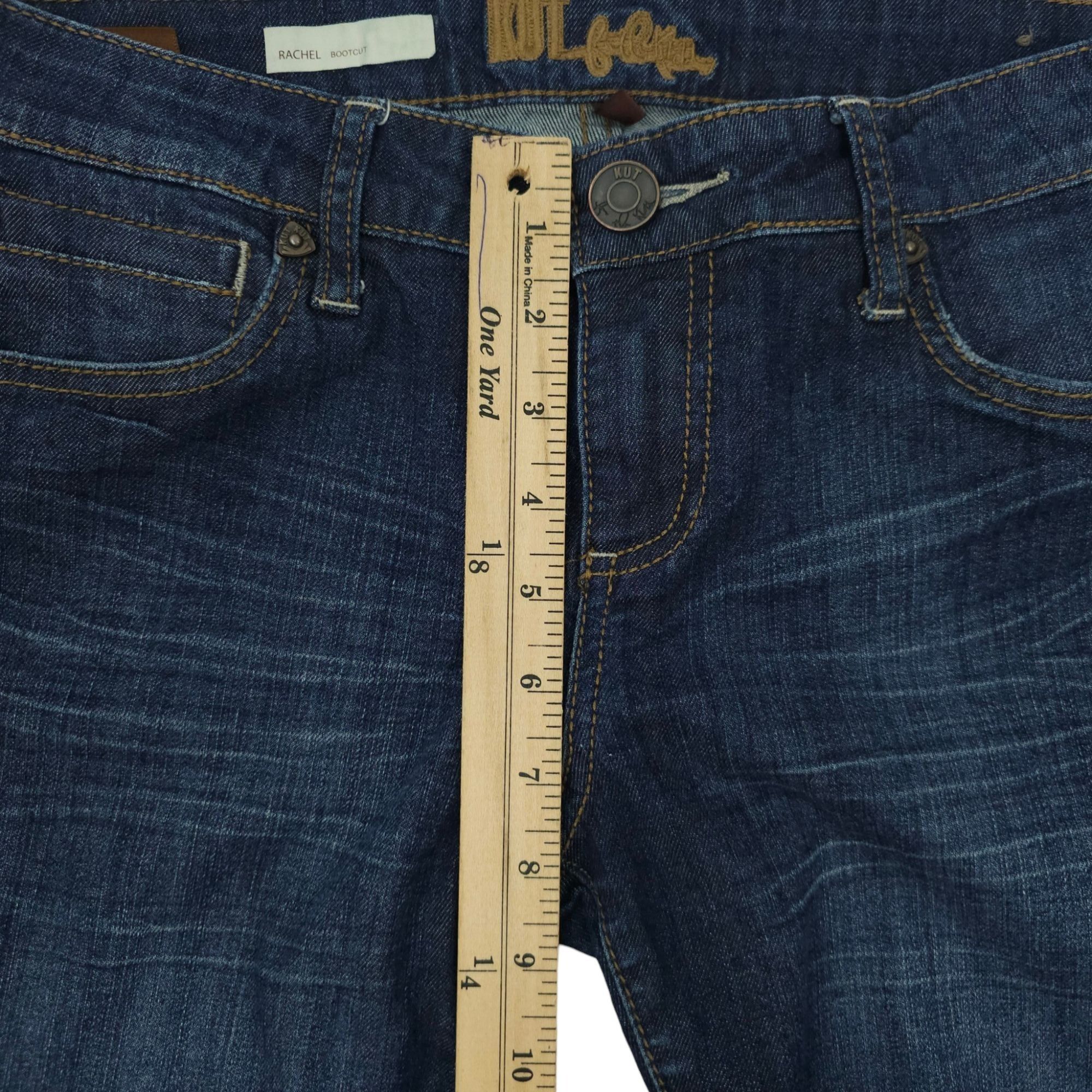 Other Kut From The Kloth Rachel Bootcut Jeans Womens 4 Dark Wash Size 27" / US 4 / IT 40 - 4 Thumbnail