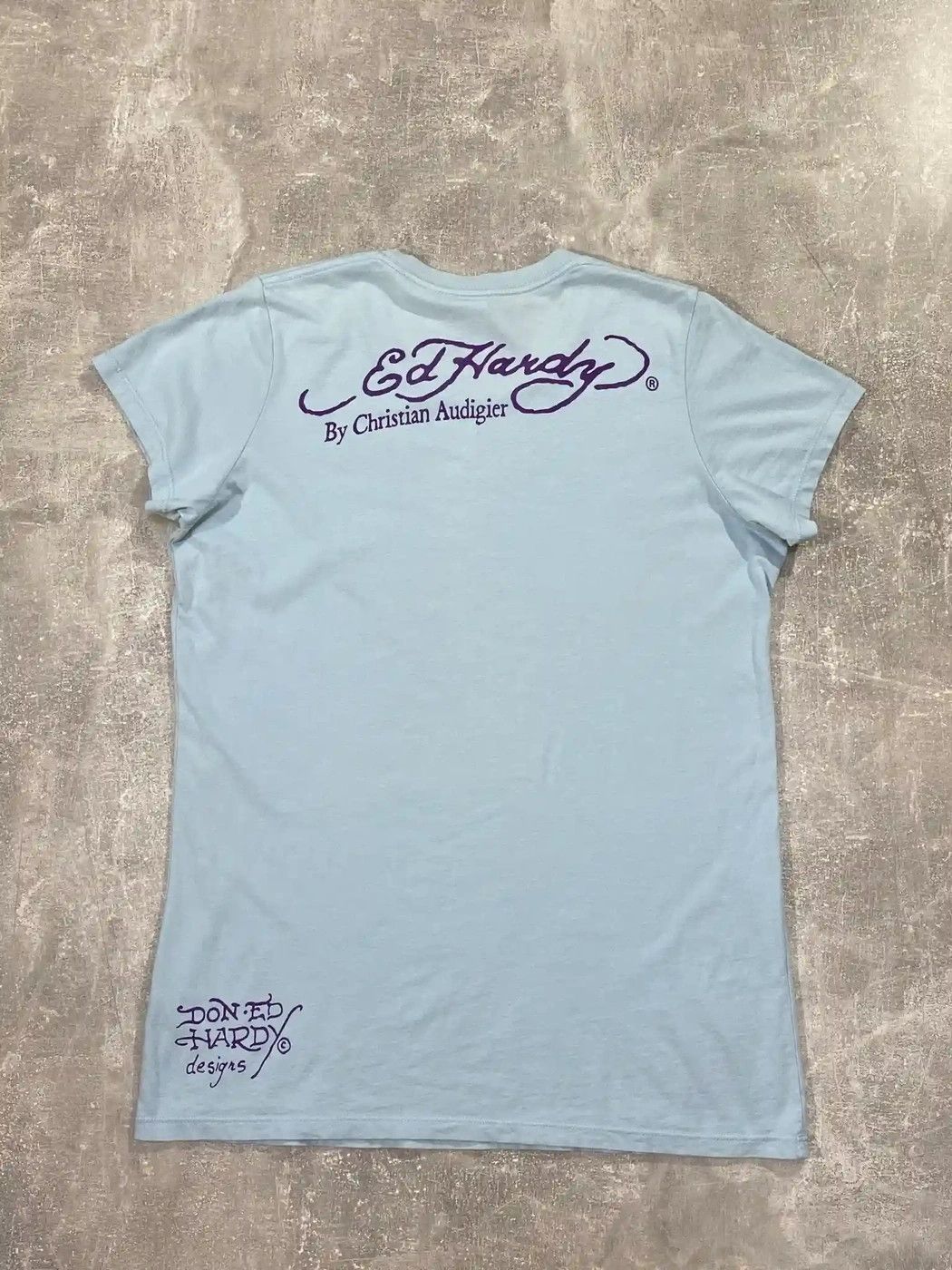 Christian Audigier Ed Hardy By Christian Audigier Diamond Peonies Logo T-shirt Size US S / EU 44-46 / 1 - 4 Thumbnail