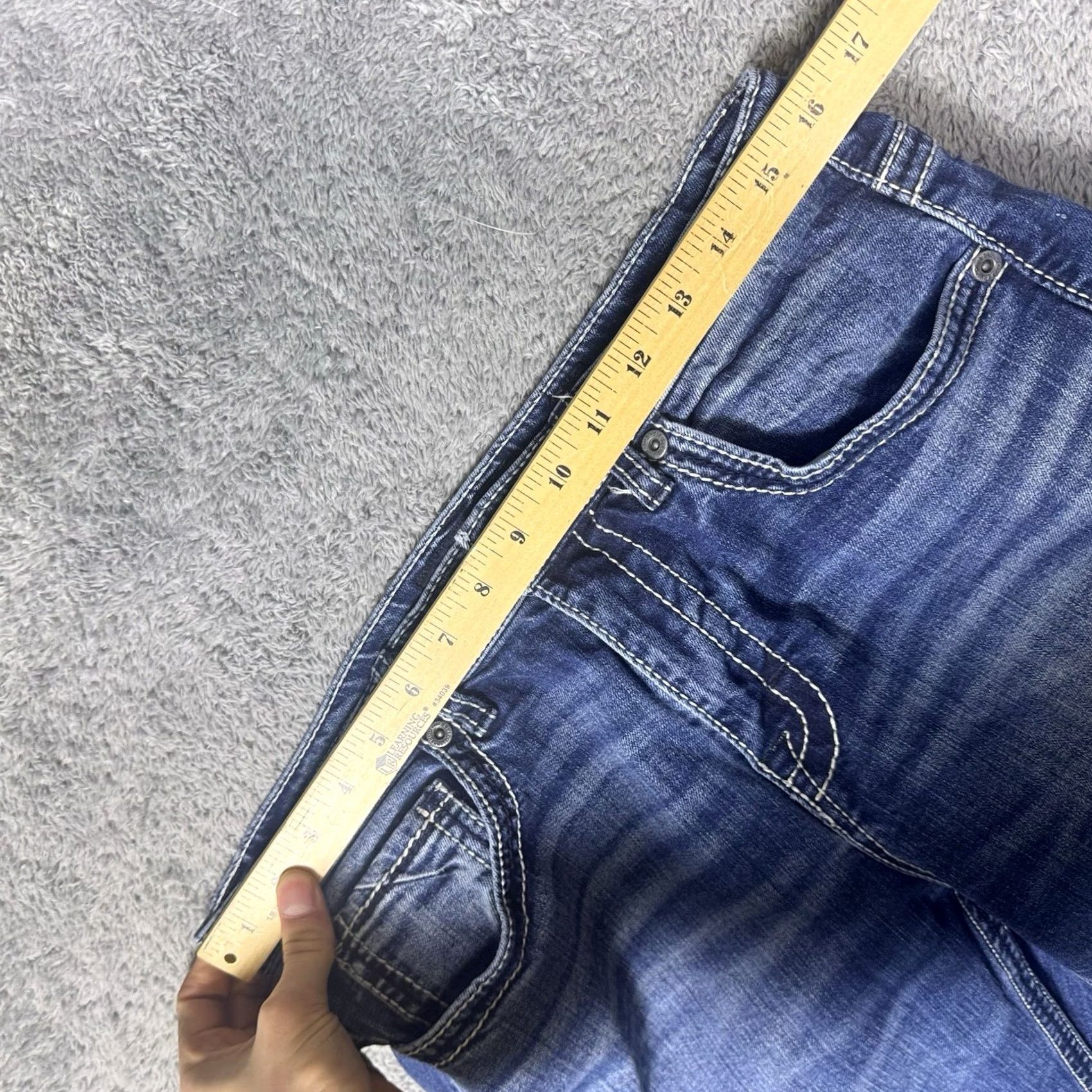 Vintage VINTAGE BKE Tyler Jeans Mens 32x32 Cotton Bootcut Whisker Stretch Cowboy Size US 32 / EU 48 - 6 Thumbnail
