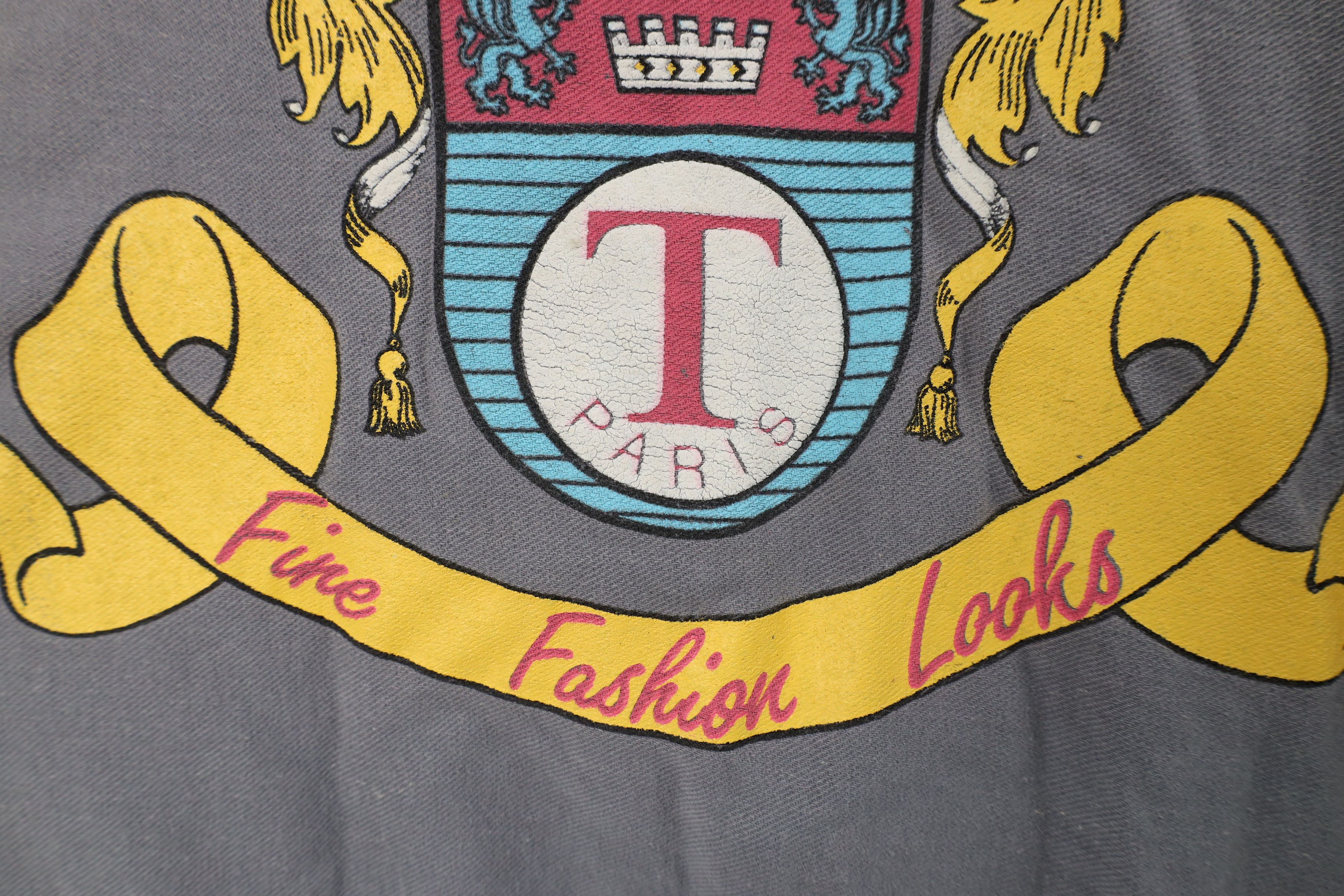 Vintage Vintage 90s Streetwear Paris Eiffel Tower Sweatshirt USA Size US S / EU 44-46 / 1 - 5 Thumbnail