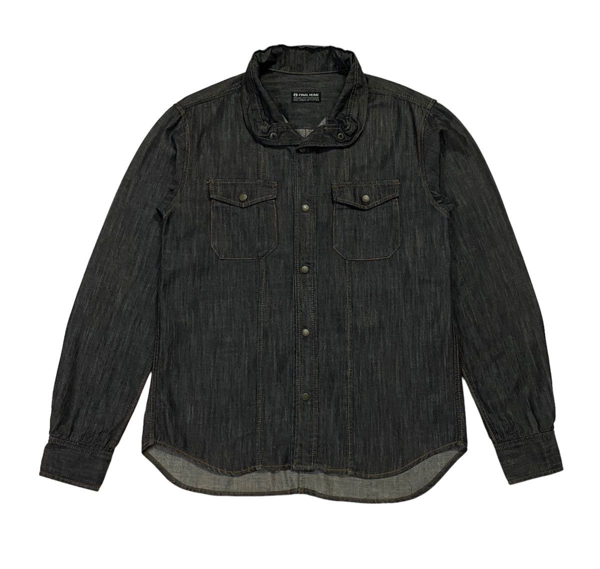 Final Home Final Home Denim Snap Button Ups Shirt Size US S / EU 44-46 / 1 - 2 Thumbnail
