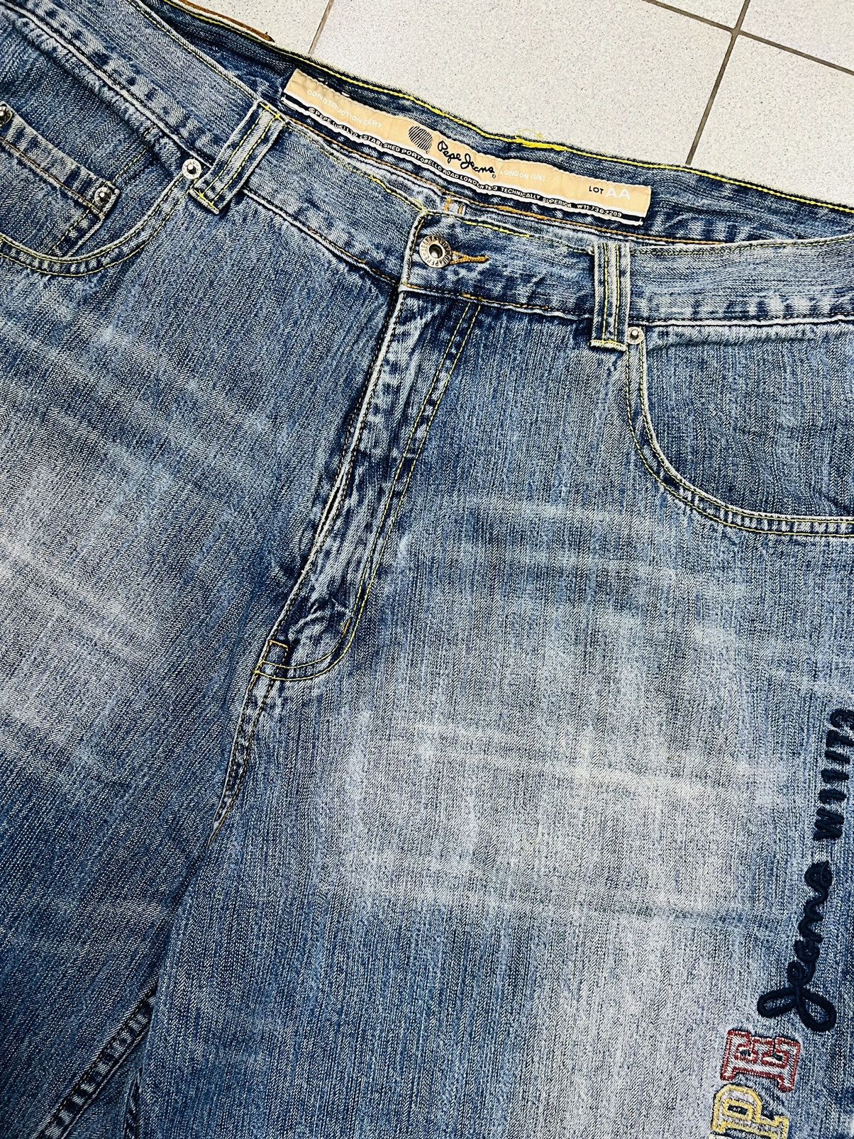 JNCO × Pepe Jeans Vintage Y2K Pepe Baggy Skater Hip-Hop Denim Jnco Style Size US 40 / EU 56 - 8 Thumbnail