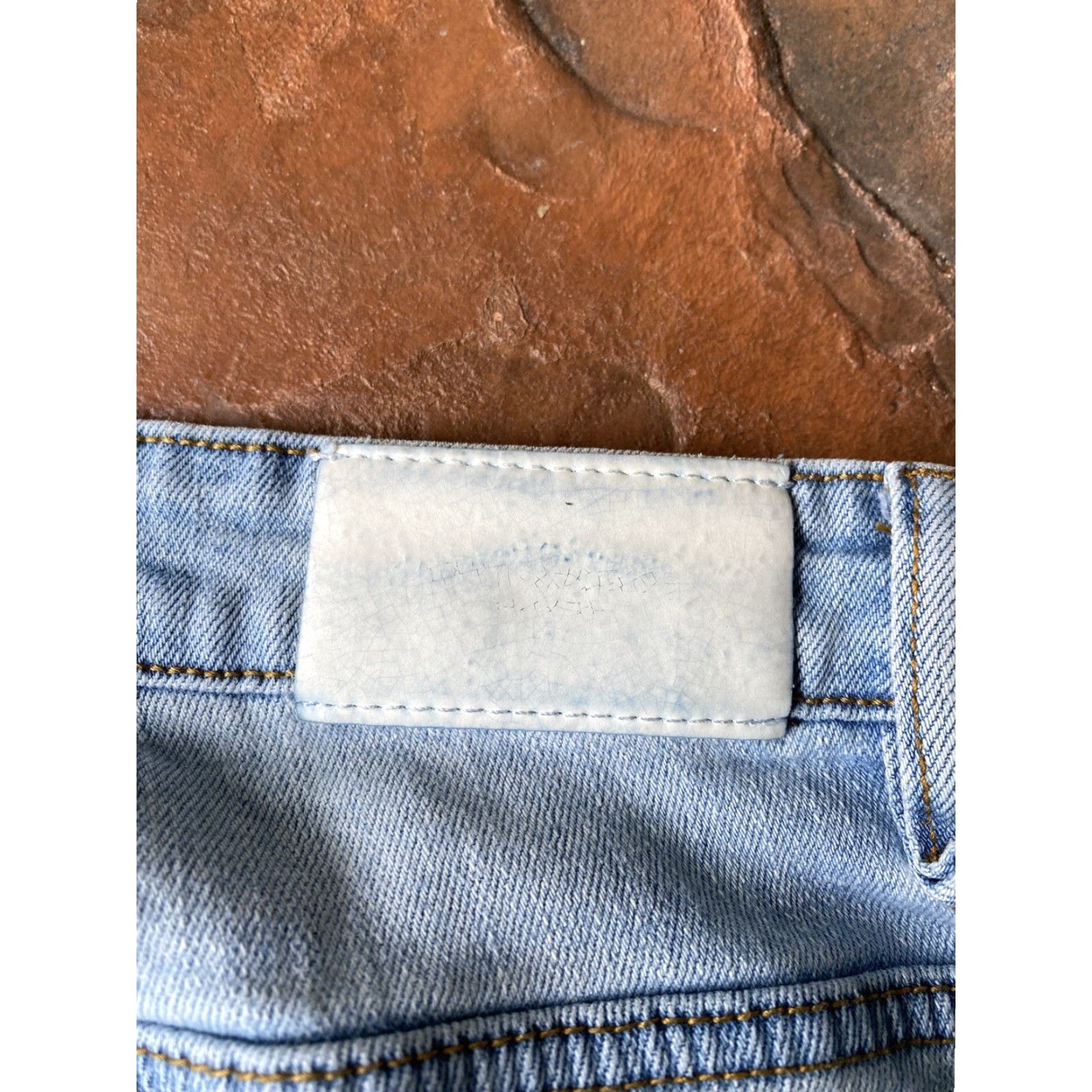 Lifted Anchors Lifted Anchors Los Angeles Cupid Angel Painted Skinny Denim Jeans Mens 30x31 v2 Size US 30 / EU 46 - 4 Thumbnail