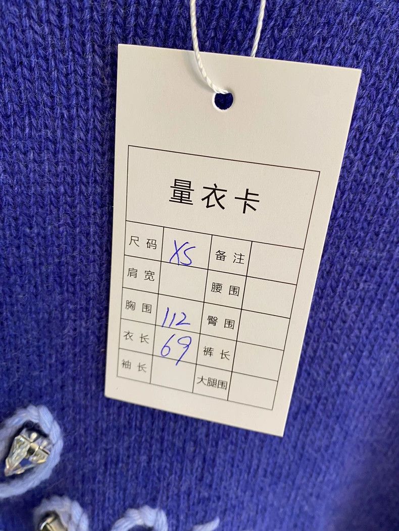 Loewe LOEWE Water droplet logo, blue knitted sweater Size XS / US 0-2 / IT 36-38 - 8 Thumbnail