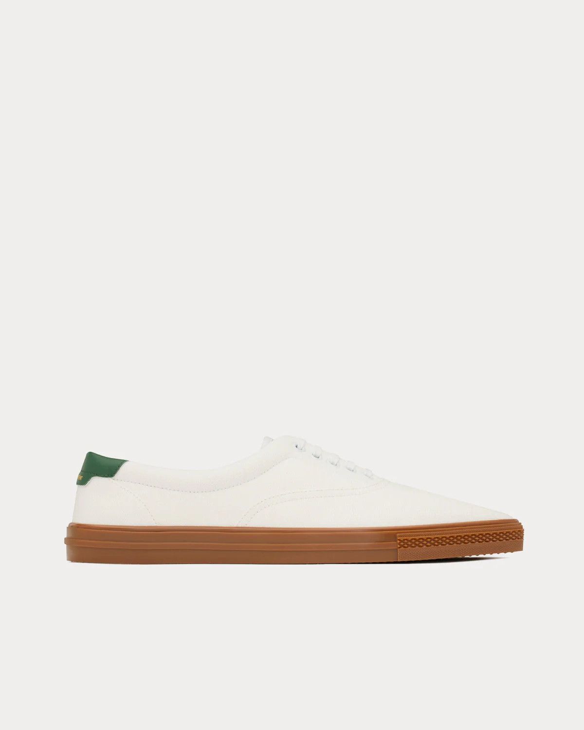 スニーカー SAINT LAURENT CLUB LOW WHITE CANVAS TRAINER Saint Laurent Court Classic White Canvas Leather Logo Low