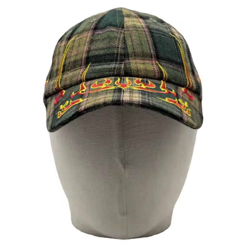 Other Vintage Retro Style Checked Baseball Cap Hat Size ONE SIZE - 8 Thumbnail