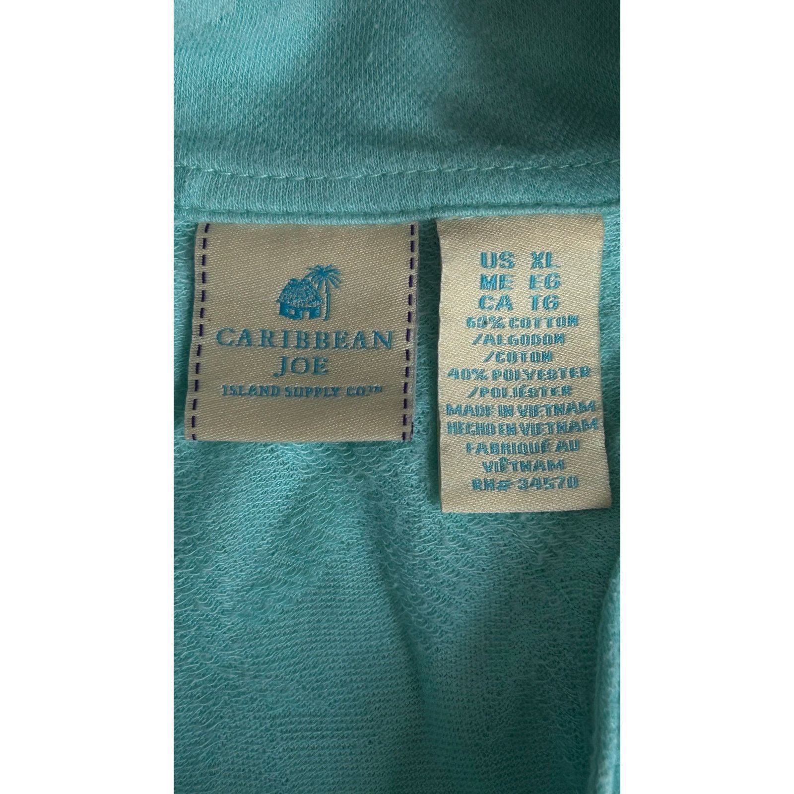 Other Caribbean Joe | Casual Button Down Collared Polo Shirt | XL Size XL / US 12-14 / IT 48-50 - 4 Thumbnail