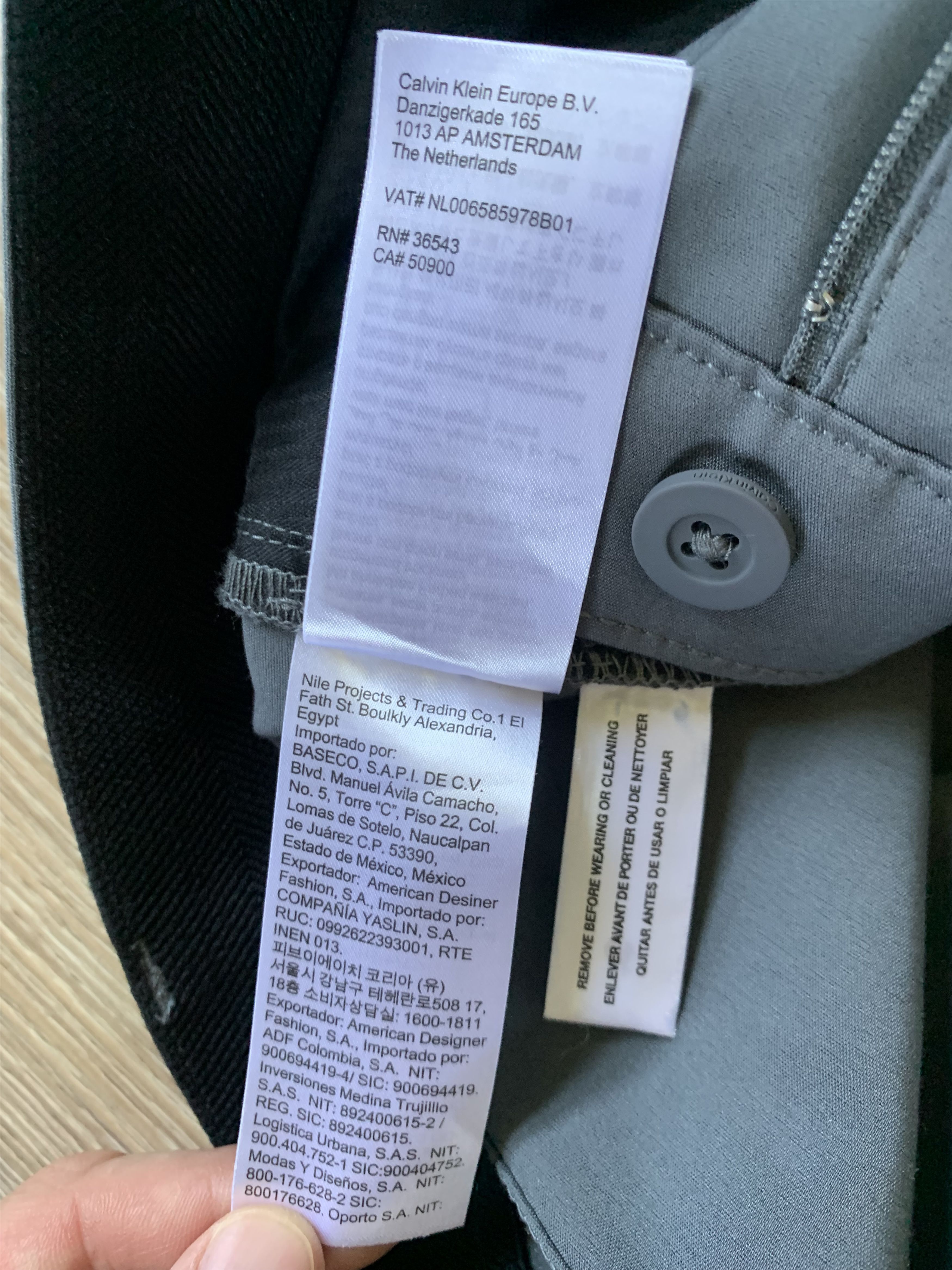 Calvin Klein Calvin Klein Slim Fit Breathable Pants Trousers Size US 31 - 10 Thumbnail