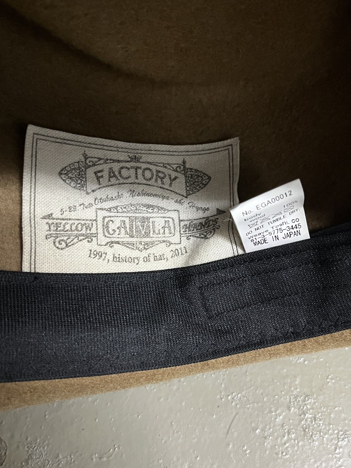 CA4LA Iconic ca4la Japan Cow Skin Yohji Visvim Style Fedora Hat Size ONE SIZE - 6 Thumbnail