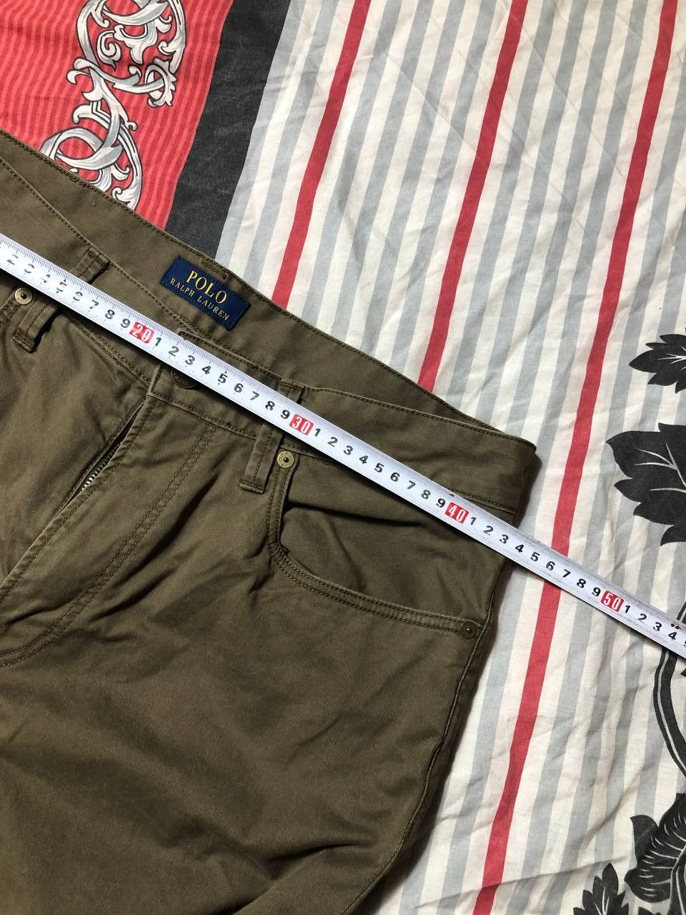 Polo Ralph Lauren Dirty Painted Distressed Thrashed Faded Baggy Jeans Y2K Size US 32 / EU 48 - 7 Thumbnail