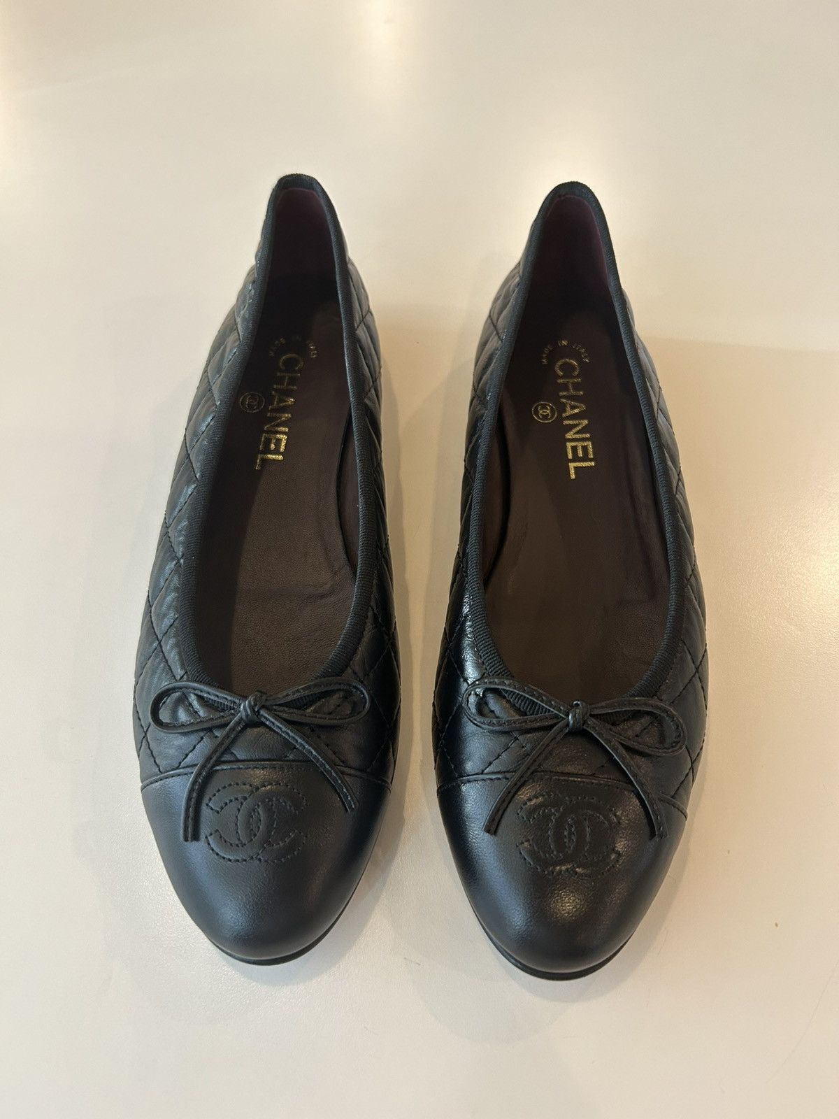 Chanel Chanel Quilted Ballet Flats Size US 10 / IT 40 - 1 Thumbnail