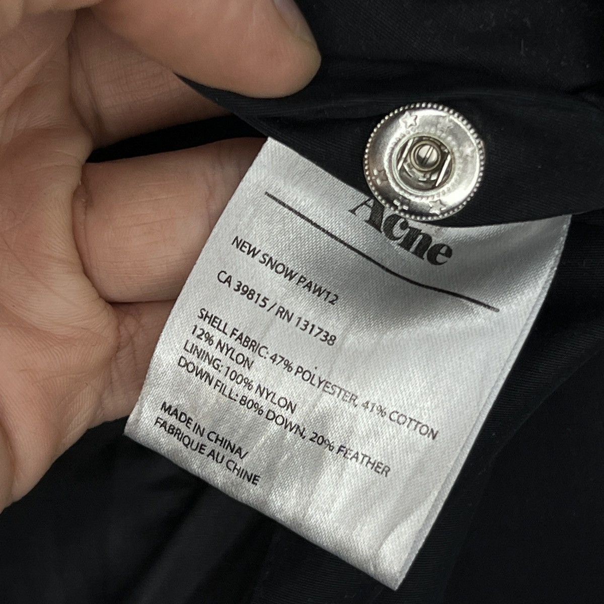 Acne Studios × Designer Acne Studios Parka Coat Puffer Jacket Powder Paw 13 Size US M / EU 48-50 / 2 - 8 Thumbnail