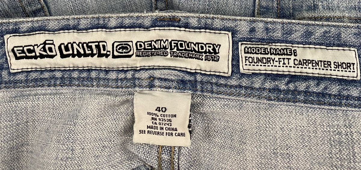 Ecko Unltd. Ecko Unltd. Denim Jean Carpenter Shorts Jorts Men’s Size 41 Size US 41 - 10 Thumbnail