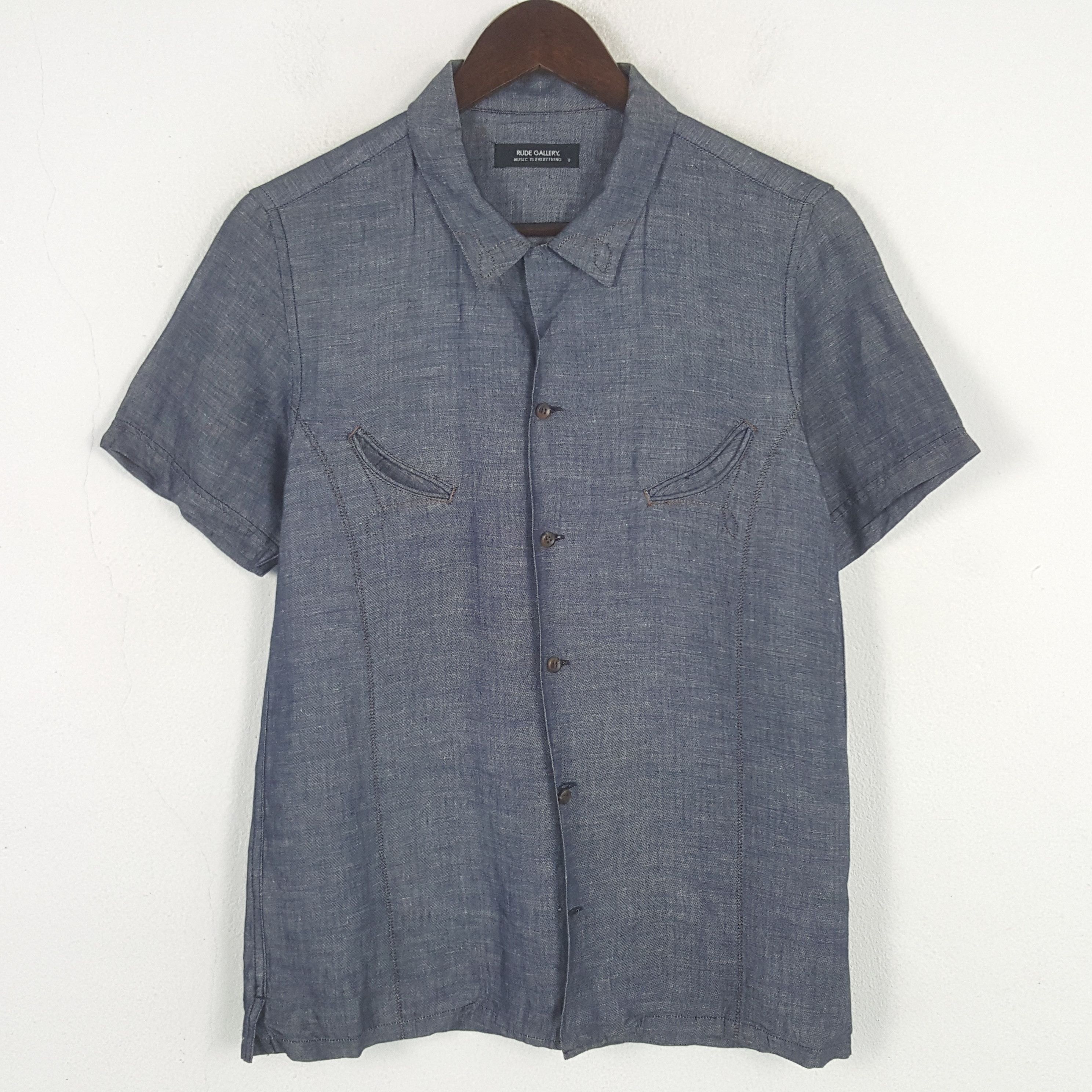 Japanese Brand × Vintage Vintage The Rocks Button Up Shirt Size US XS / EU 42 / 0 - 1 Thumbnail