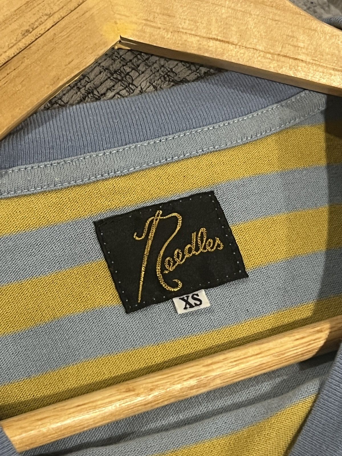 Needles Needles Striped Pocket Short Sleeve Tee Size US XS / EU 42 / 0 - 7 Thumbnail