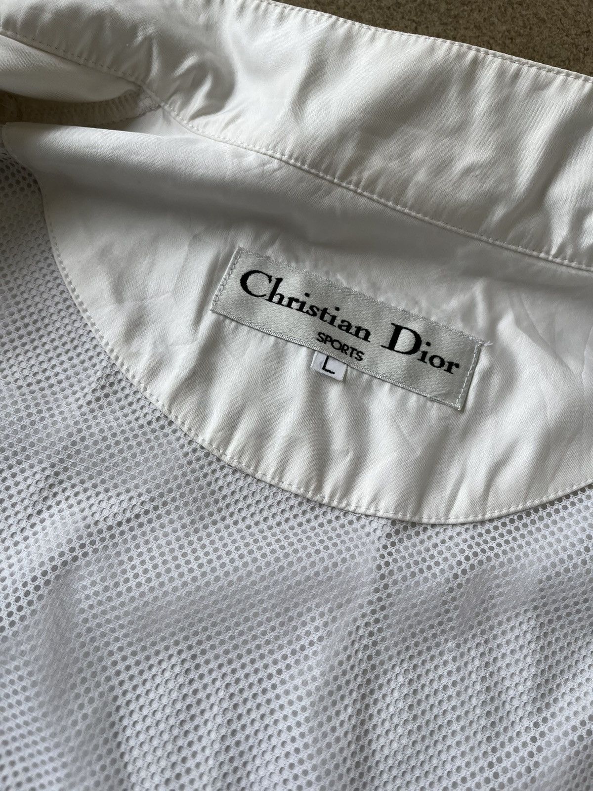 Christian Dior Monsieur × Vintage Christian Dior Sports Long Coat Light Jacket Big Logo Size US L / EU 52-54 / 3 - 9 Thumbnail