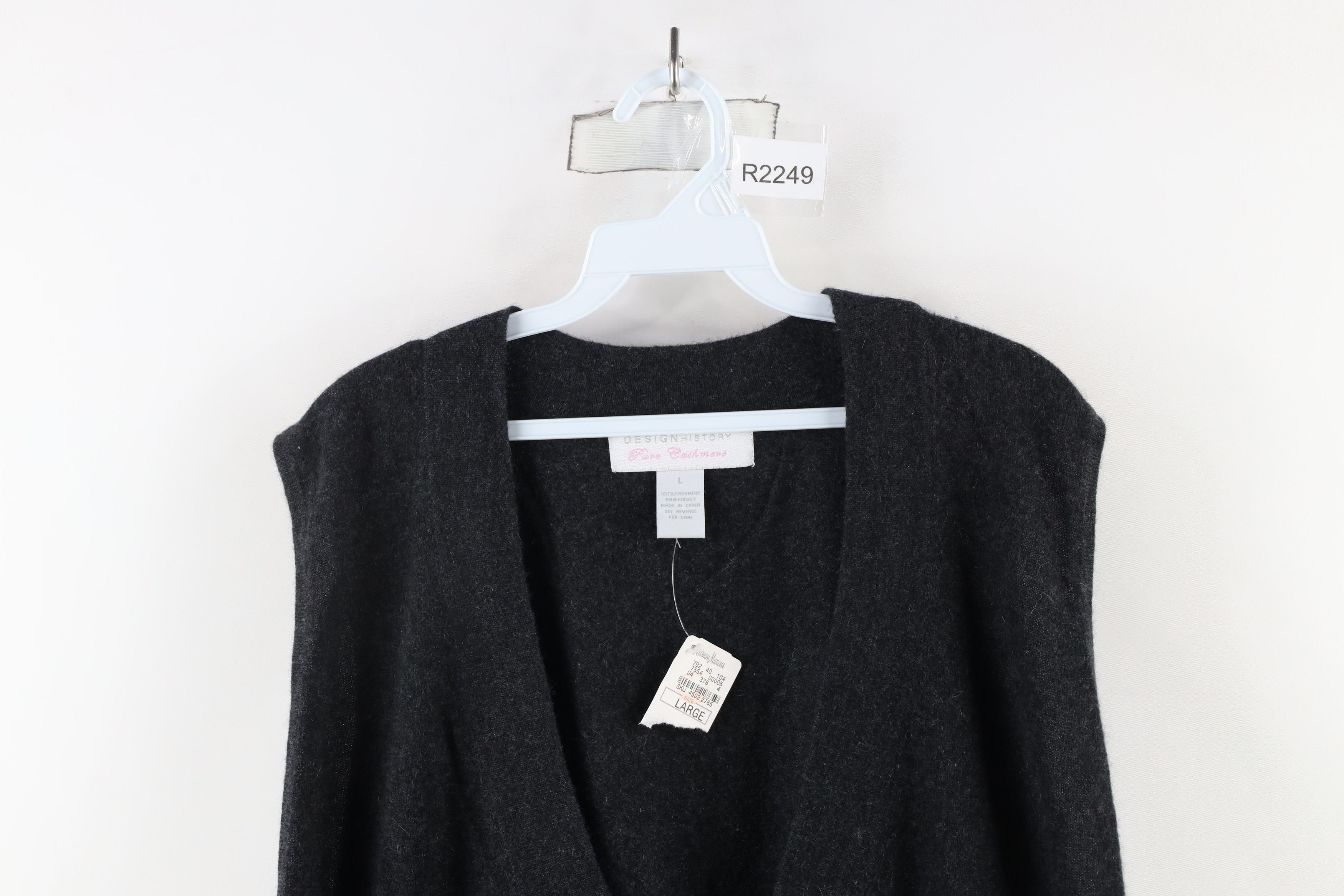 Vintage New w Defects Vintage Streetwear Knit Pocket Sweater Vest Size L / US 10 / IT 46 - 2 Thumbnail