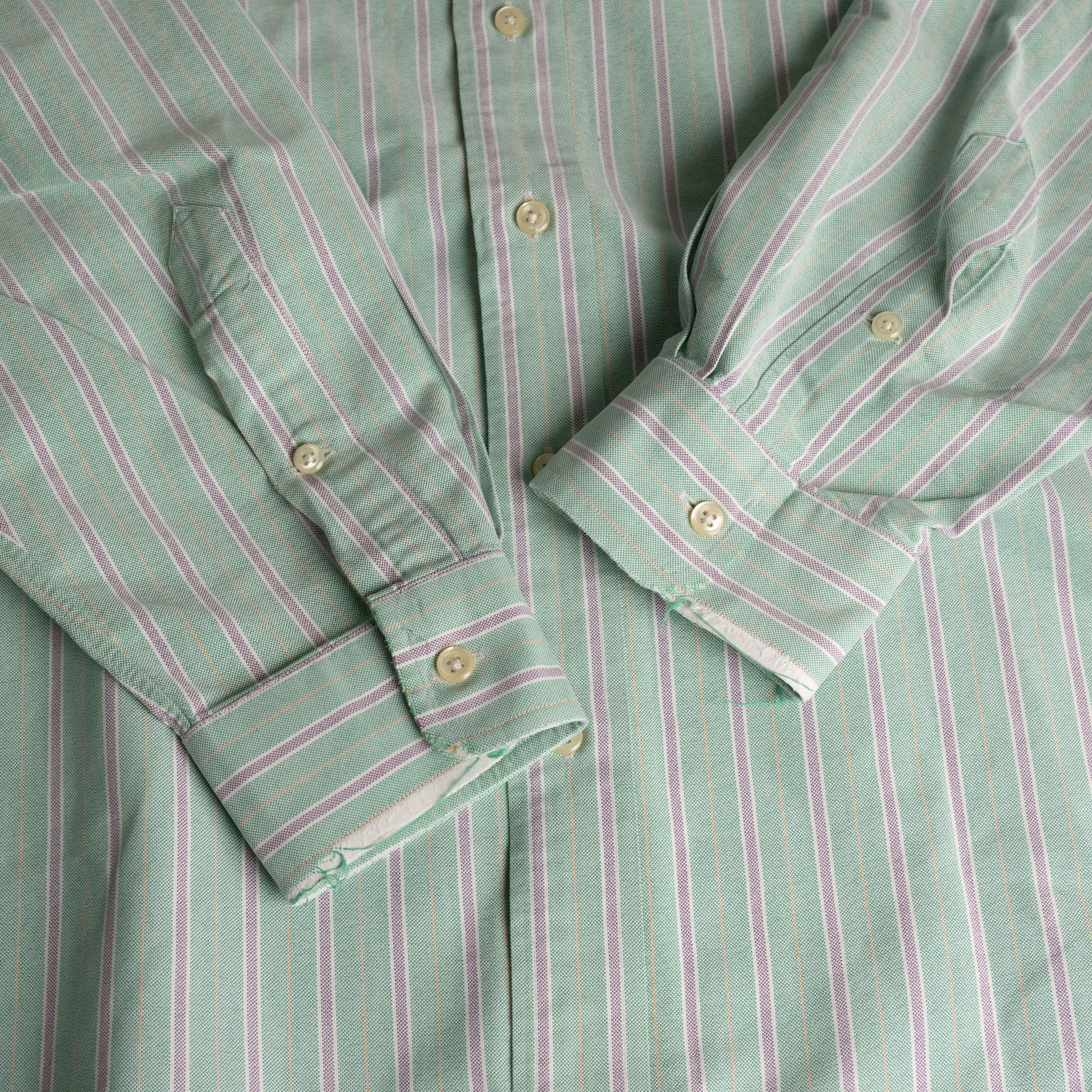 Polo Ralph Lauren Vintage 1990's Polo Ralph Lauren Stripe Button Up Shirt Size US L / EU 52-54 / 3 - 5 Thumbnail