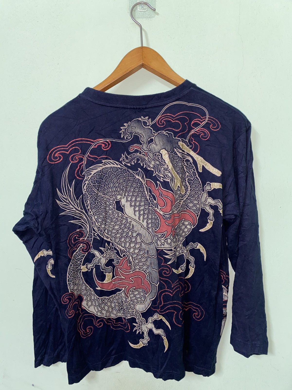 Other Strange Heaven Japan Sukajan Dragon Big Graphic Tee Size US XL / EU 56 / 4 - 1 Thumbnail
