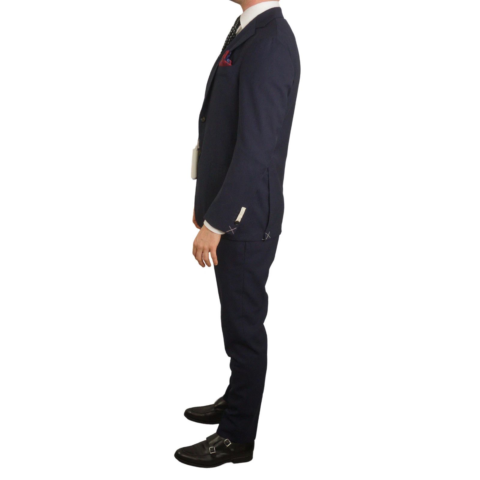 Suitsupply Men Suitsupply Suit Havana Parch Unlined Travel Navy US40L Size 40L - 4 Thumbnail