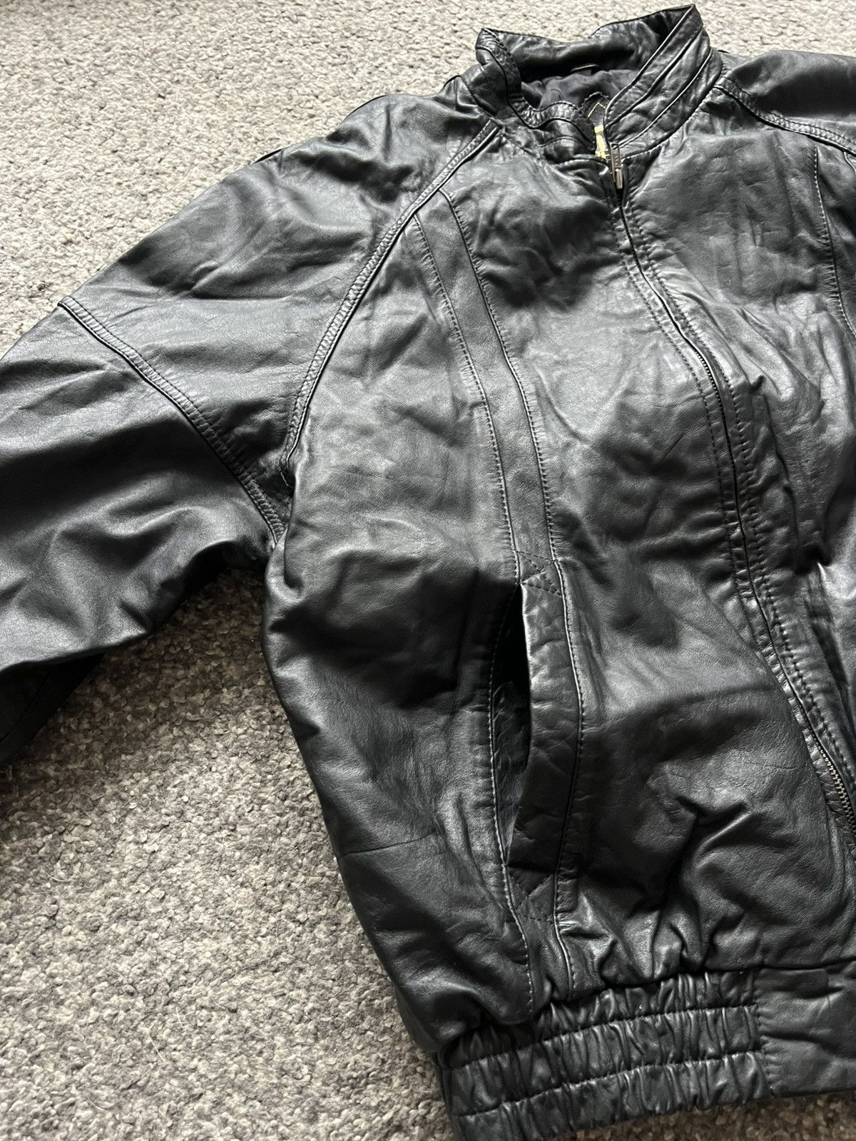 Leather Vintage Leather bomber Size US S / EU 44-46 / 1 - 3 Thumbnail