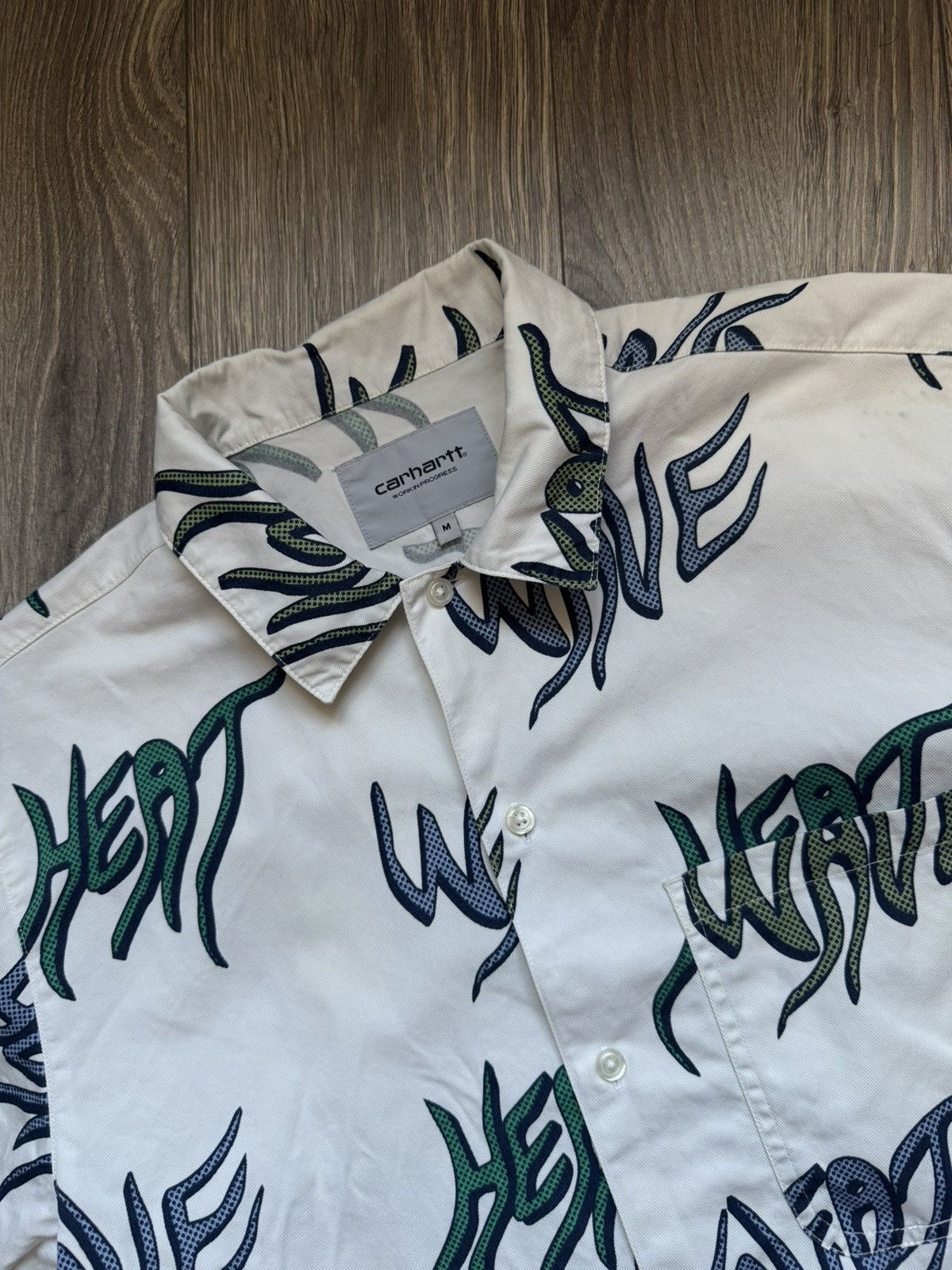 Carhartt Carhartt Wave S/S Shirt M Men’s Size US M / EU 48-50 / 2 - 5 Thumbnail