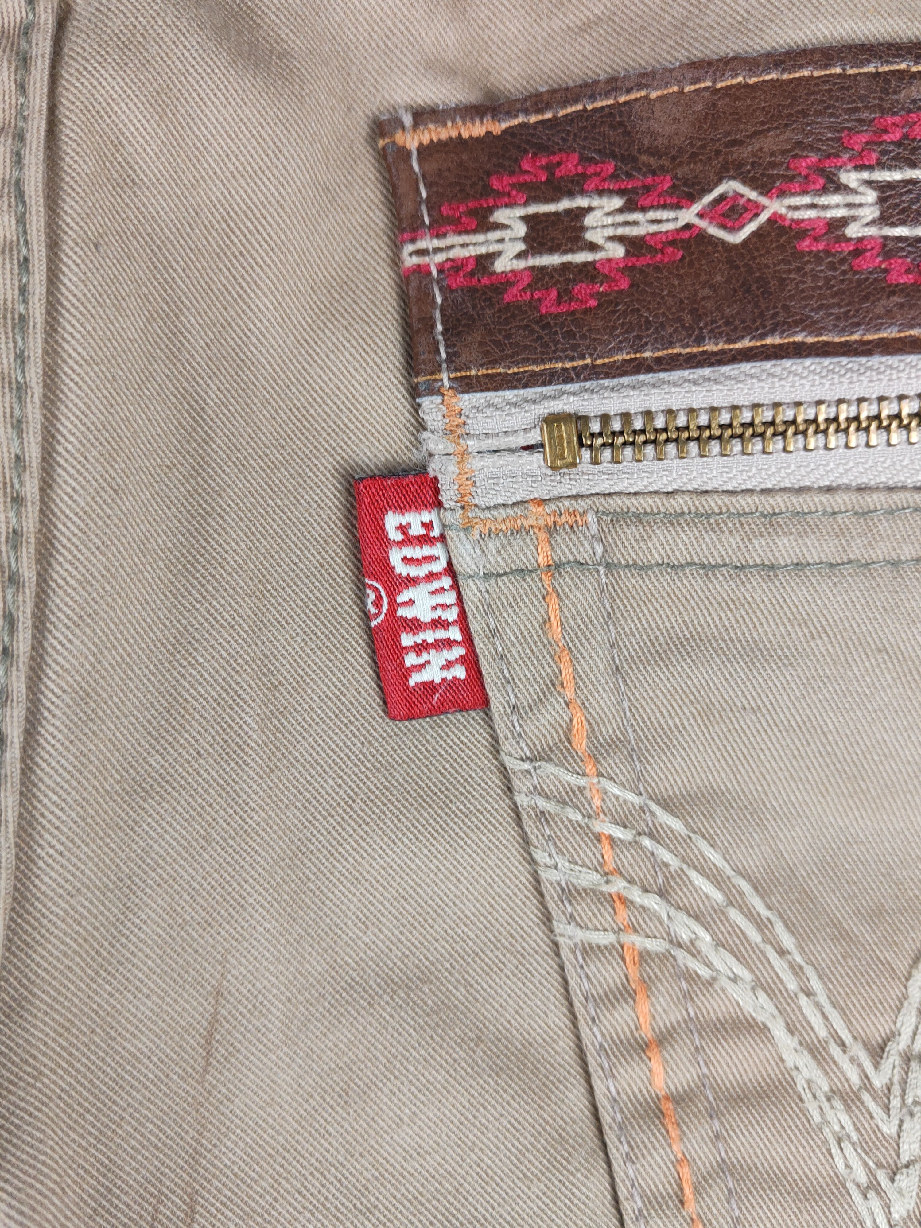 Edwin DL Edwin Beige Multipocket Casual Pants #46-243T Size US 28 / EU 44 - 10 Thumbnail
