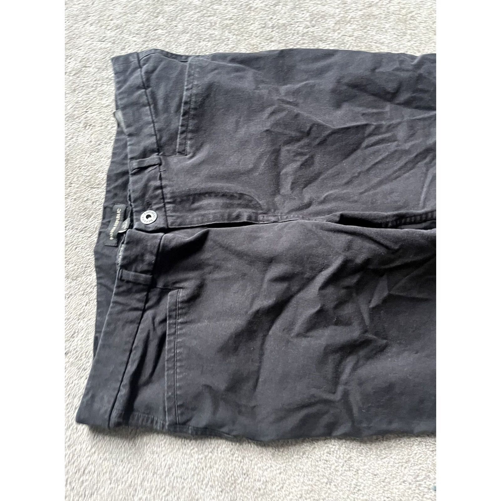 Banana Republic Banana Republic Crop Pants Womens 14 Black Stretch Straight Leg Casual Capri Pants Size 36" / US 14 / IT 50 - 4 Thumbnail