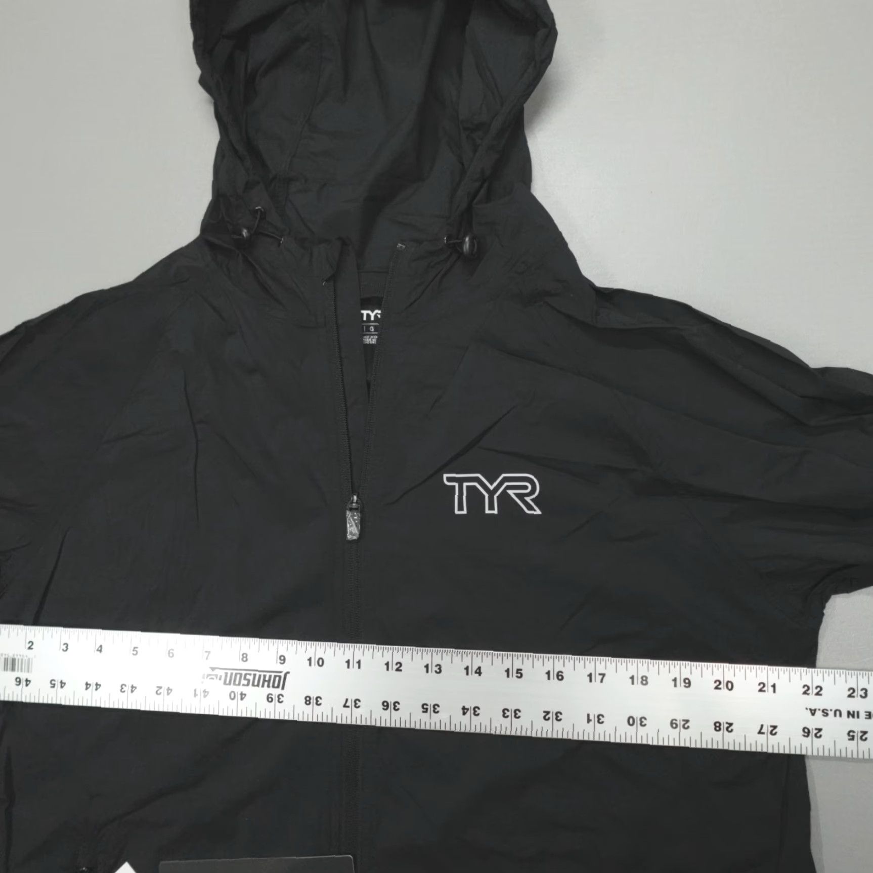 Vintage TYR Hydrosphere Atlas Windbreaker Jacket Women’s Size L Black Ventilated Zip Hooded Full Zip Lightweight Stretch Activewear Jacket Size L / US 10 / IT 46 - 7 Thumbnail