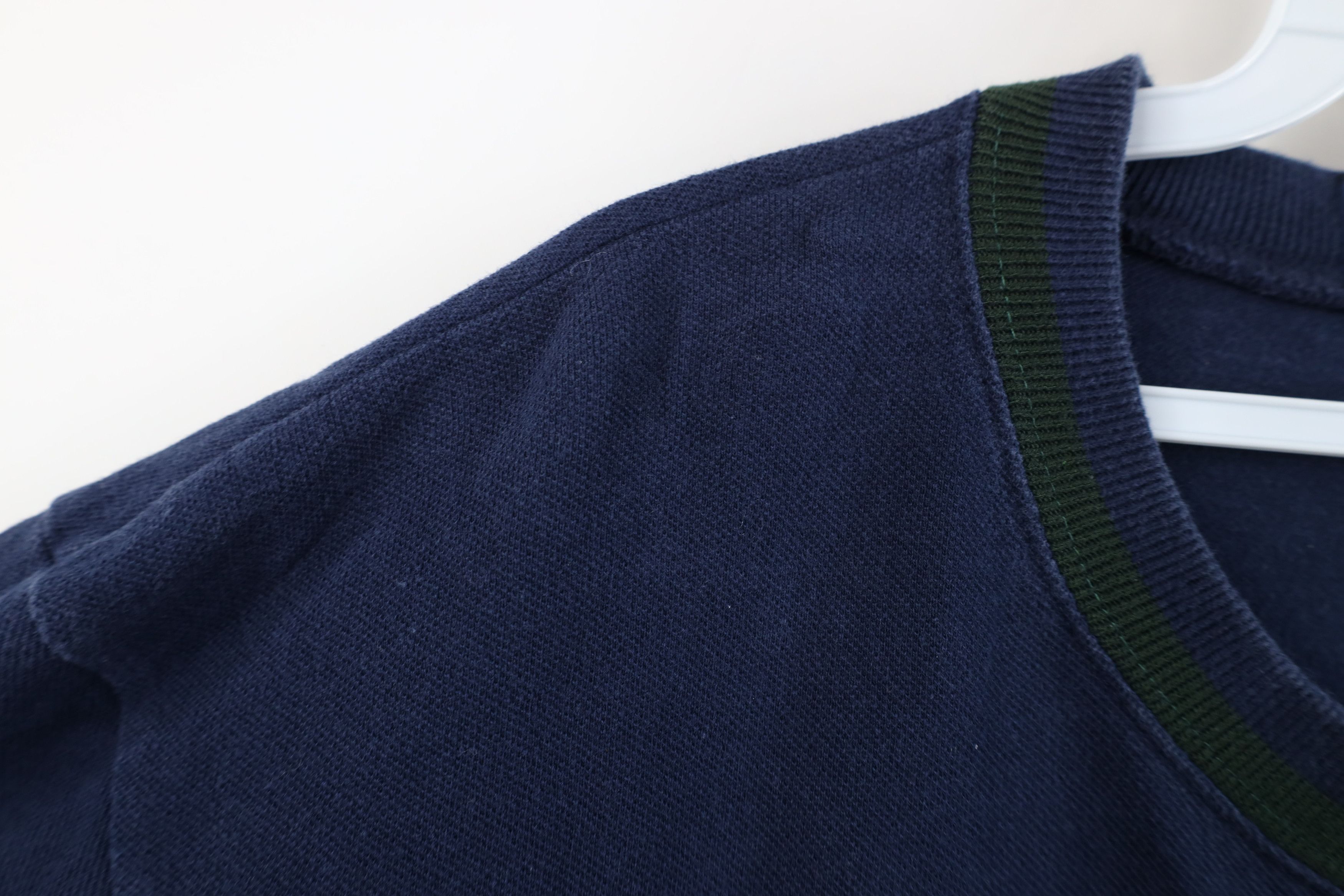 Ralph Lauren Vintage 90s Ralph Lauren Cotton Knit Striped T-Shirt Blue Size US L / EU 52-54 / 3 - 7 Thumbnail