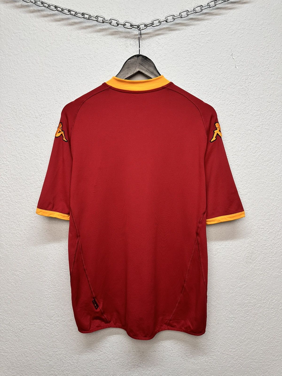 Kappa Vintage AS ROMA 2007 2008 HOME FOOTBALL SHIRT KAPPA JERSEY Size US M / EU 48-50 / 2 - 7 Thumbnail