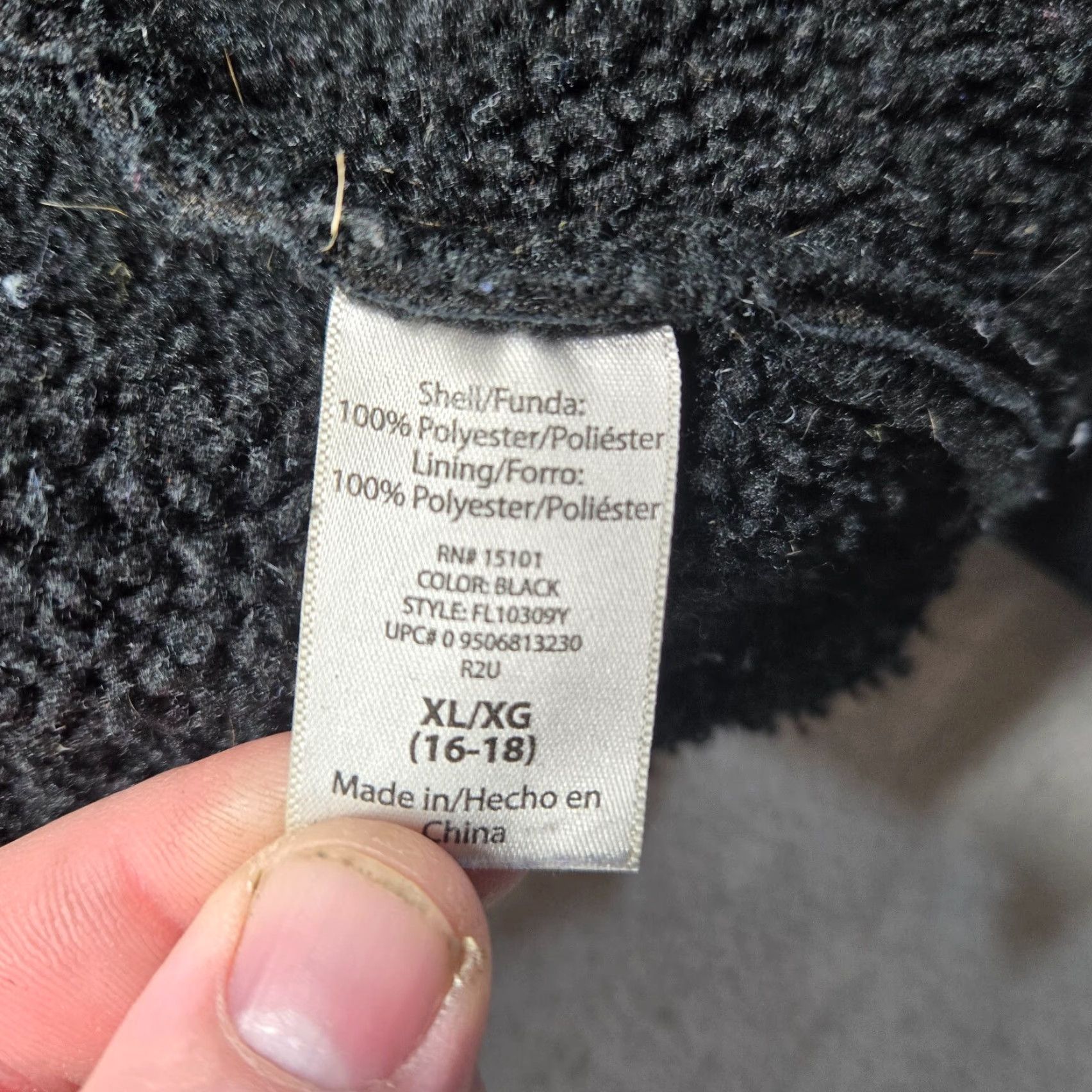 Faded Glory Faded Glory Jacket Solid Black Coat Full Zip Heavy Winter XL Womens Adult Jacket Size XL / US 12-14 / IT 48-50 - 4 Thumbnail