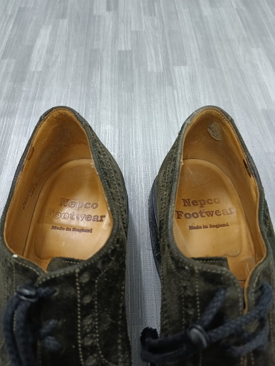 Leather NEPCO FOOTWEAR SUEDE LEATHER Size US 7.5 / EU 40-41 - 9 Thumbnail