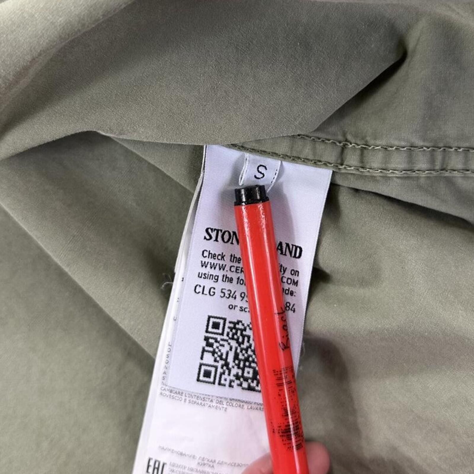 Stone Island Stone Island Zip Up Overshirt Light Green Small Size US S / EU 44-46 / 1 - 5 Thumbnail