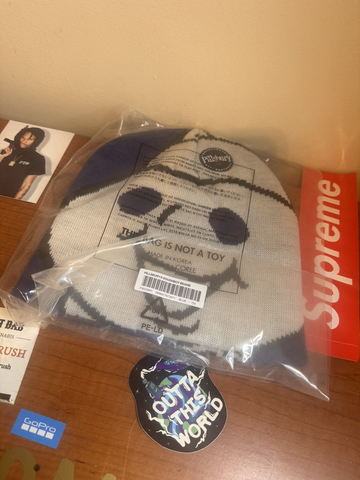 Supreme Supreme Pillsbury Doughboy Beanie Size ONE SIZE - 2 Thumbnail