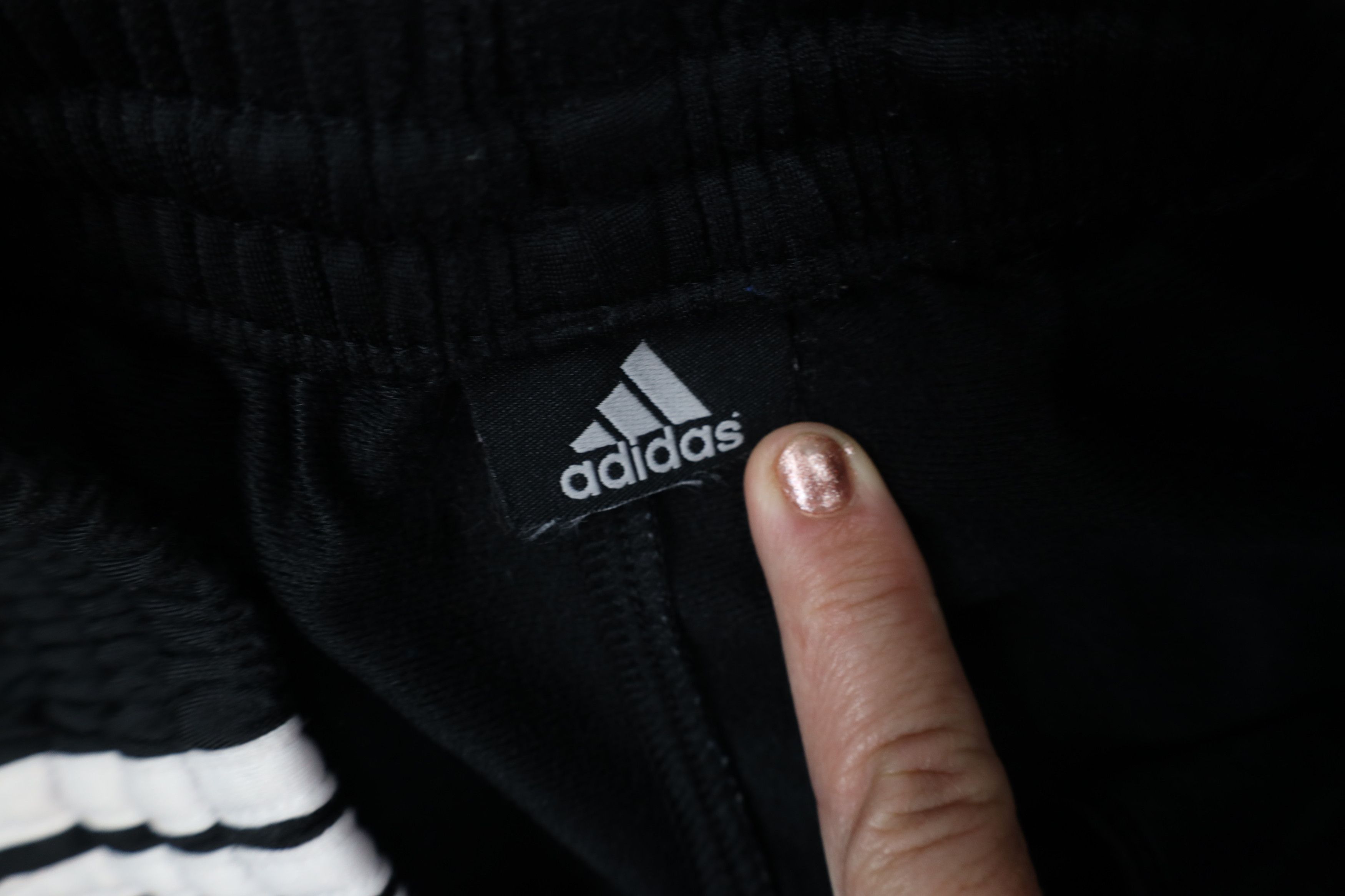 Adidas Vintage Y2K Adidas Striped Wide Leg Sweatpants Pants Black Size US 32 / EU 48 - 10 Thumbnail
