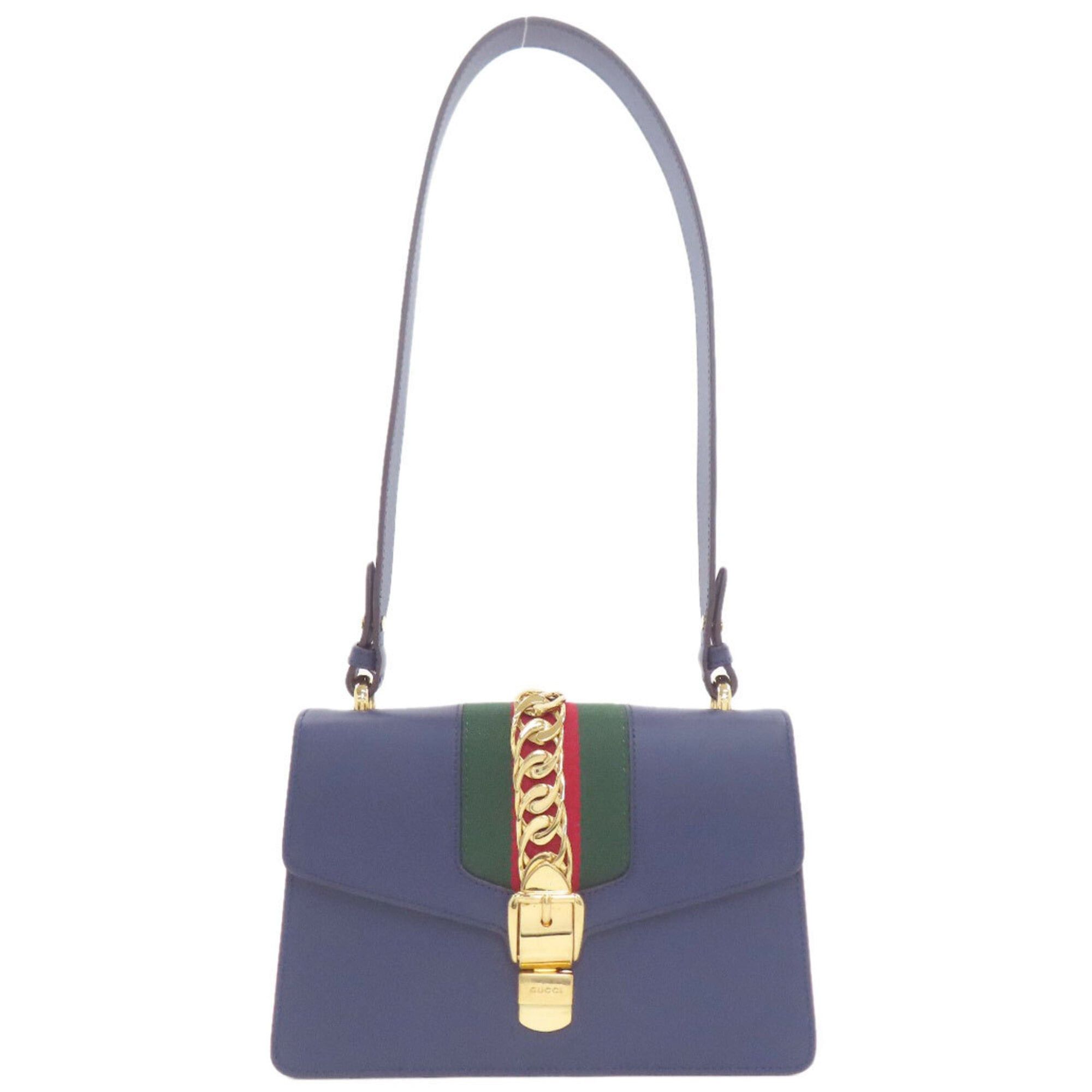 Gucci Gucci 421882 Sylvie Shoulder Bag Leather Women's GUCCI Size ONE SIZE - 1 Thumbnail