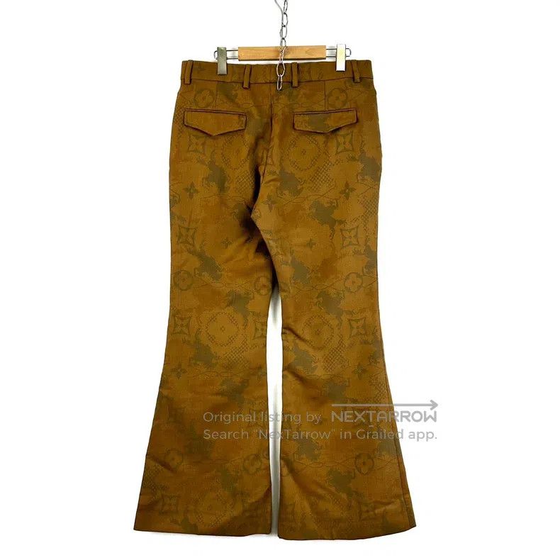 Louis Vuitton Louis Vuitton size US 50 Khaki full print jacquard satin je Size US 34 / EU 50 - 2 Thumbnail