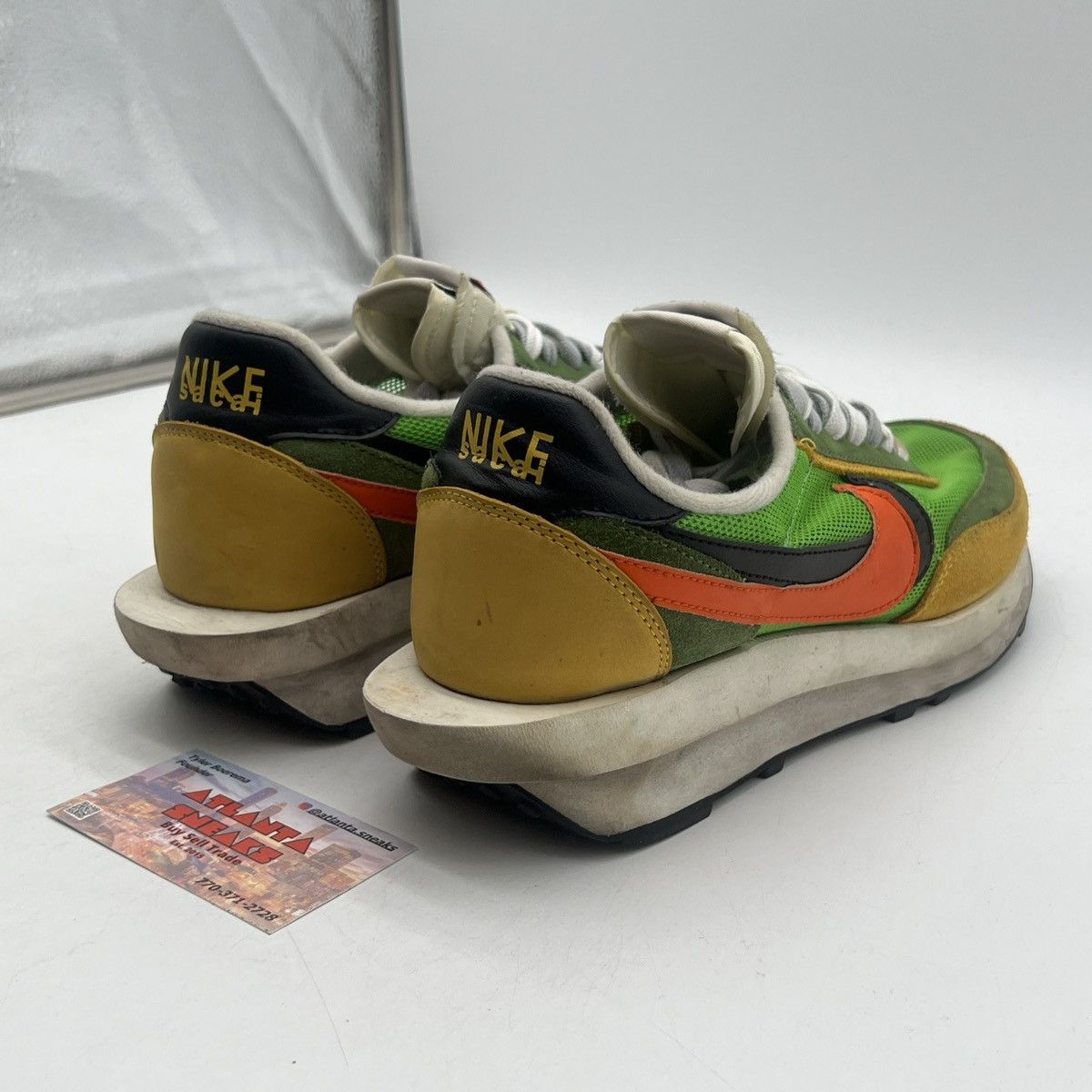 Nike Sacai x LDWaffle green gusto Size US 10 / EU 43 - 5 Thumbnail