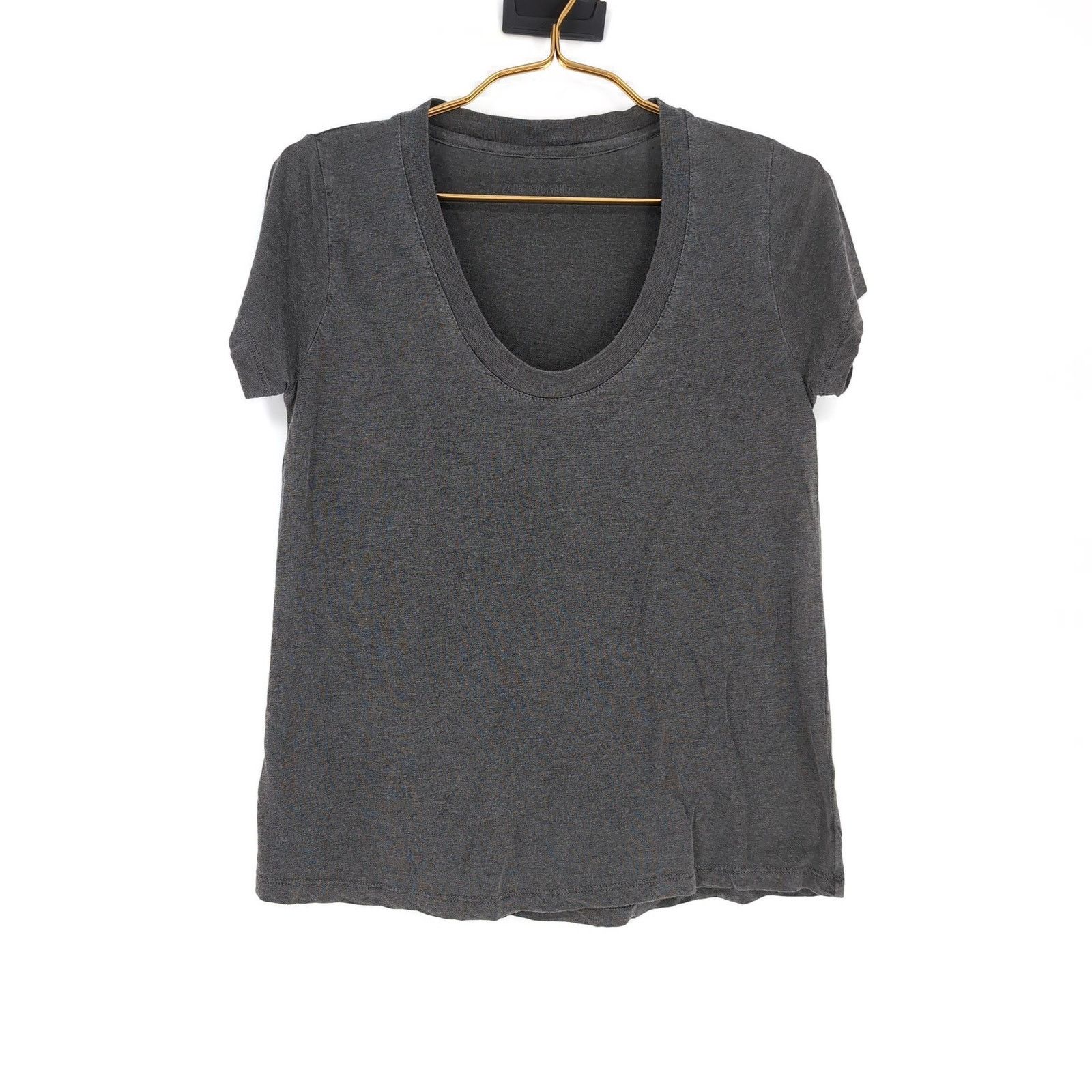 Zadig & Voltaire Zadig & Voltaire Tiny Slub Overdyed T-Shirt - Size S - NWOT Size S / US 4 / IT 40 - 6 Thumbnail