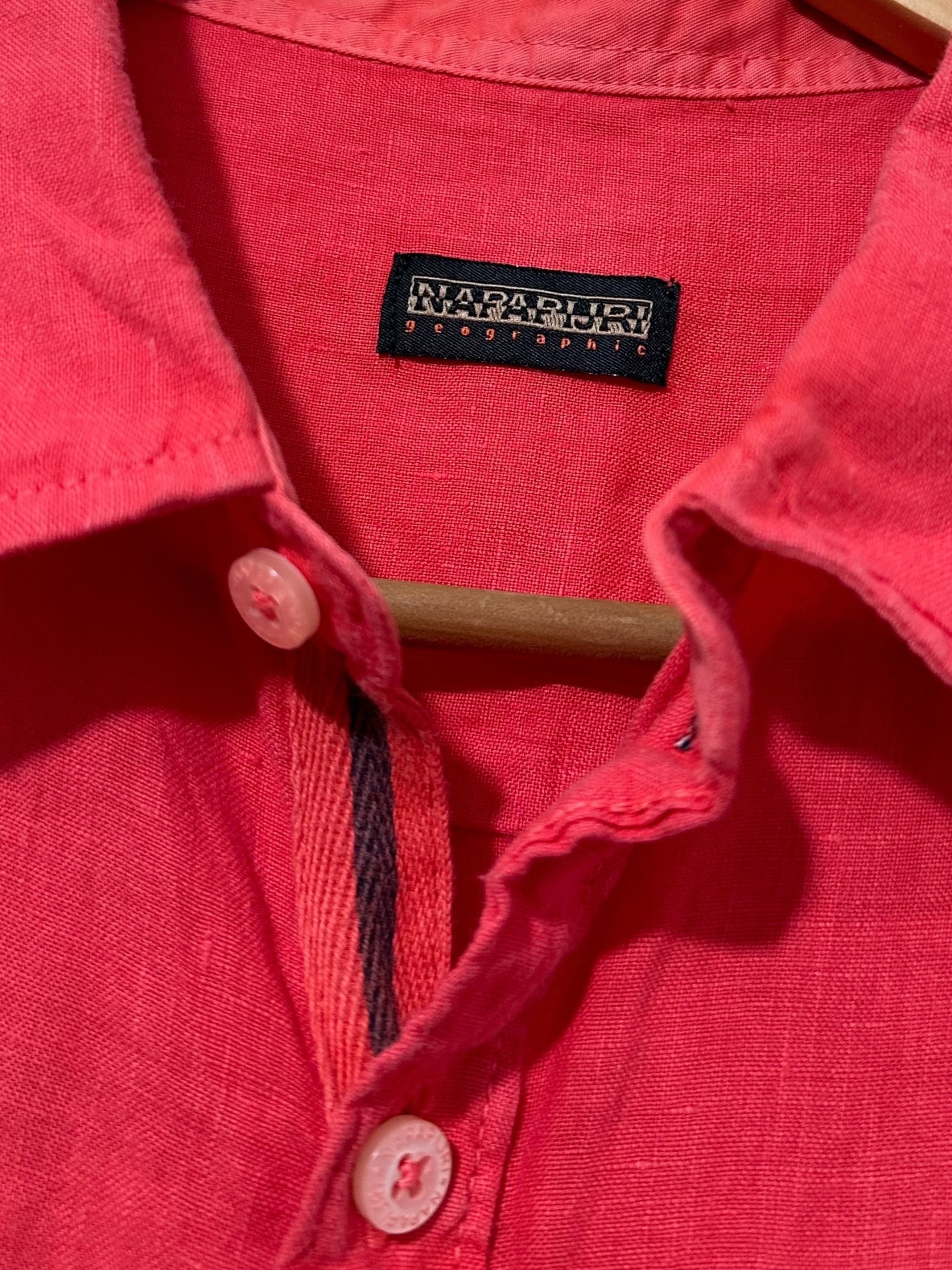 Napapijri Napapijri Linen Shirt Size US L / EU 52-54 / 3 - 2 Thumbnail
