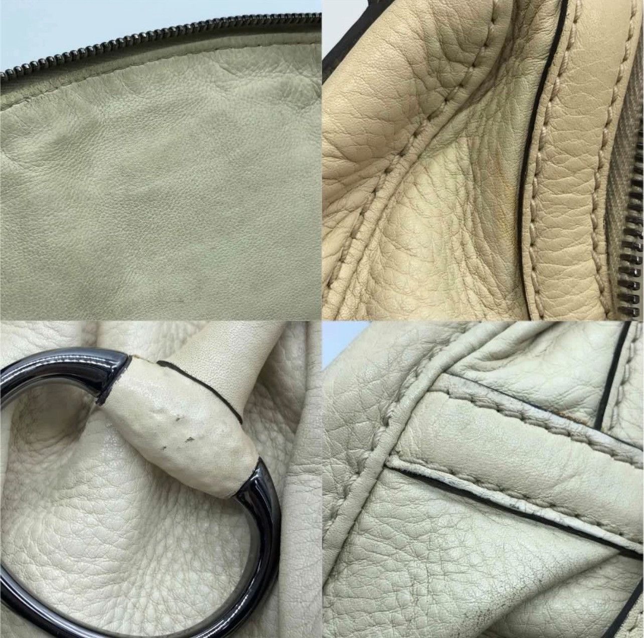 Gucci Gucci ivory leather icon hobo bag cream Size ONE SIZE - 11 Thumbnail