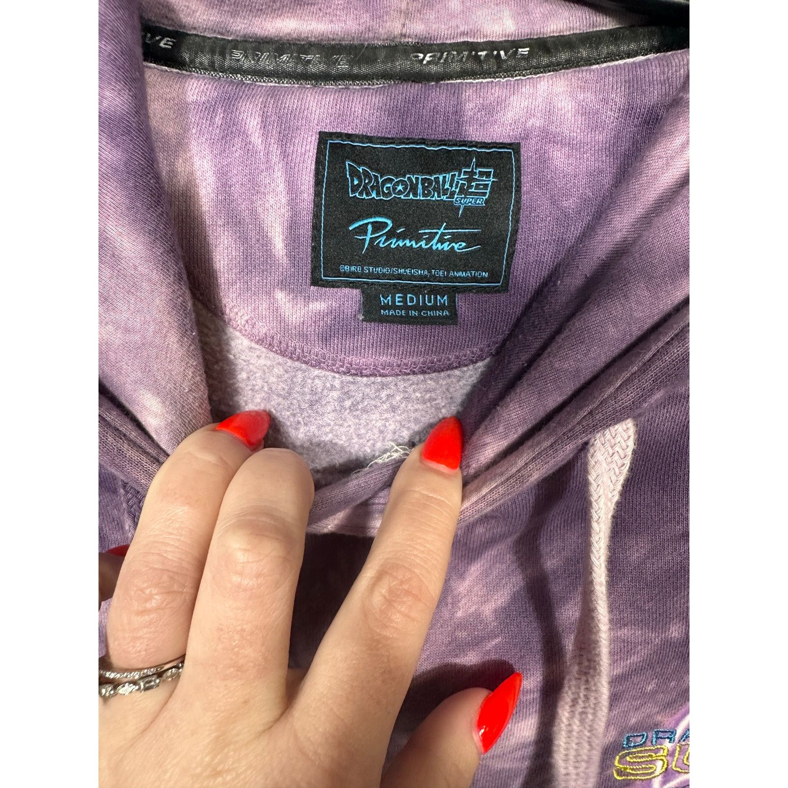 Primitive Primitive x Dragon Ball Super Beerus Tie-Dye Hoodie Size M Size US M / EU 48-50 / 2 - 6 Thumbnail
