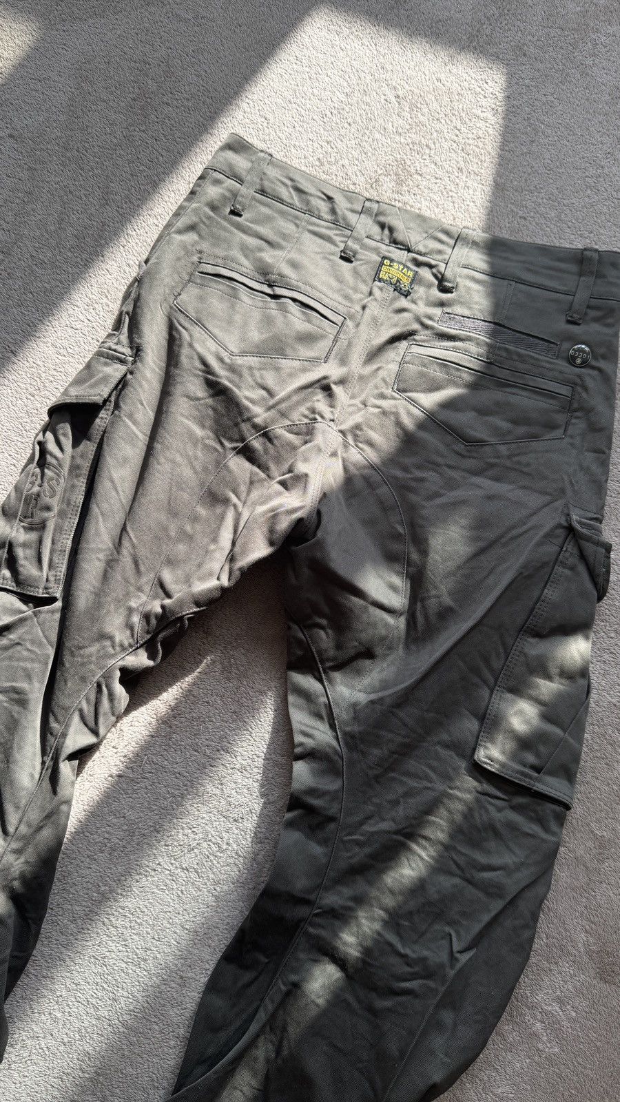 If Six Was Nine G-Star Vintage Y2K Rovic Arc Loose Tapered Biker Cargo Pants Size US 30 / EU 46 - 6 Thumbnail