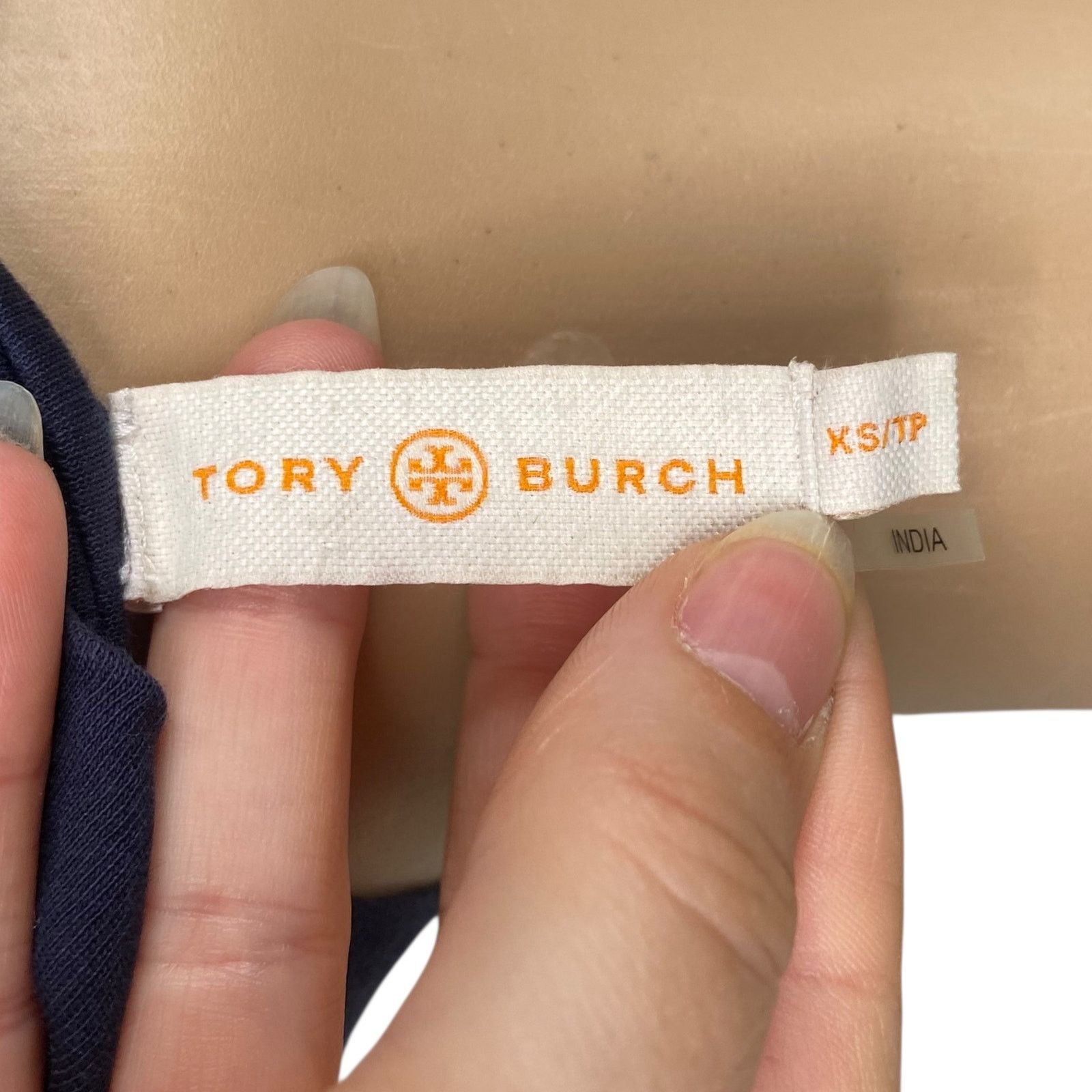 Tory Burch Tory Burch Emilia Navy Blue Bows Shift Dress SZ XS Size XS / US 0-2 / IT 36-38 - 9 Thumbnail
