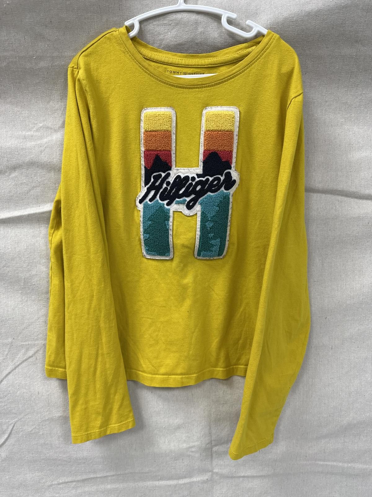 Tommy Hilfiger Tommy Hilfiger Youth Long Sleeve Tee - Vintage Yellow Size US XXS / EU 40 - 1 Thumbnail