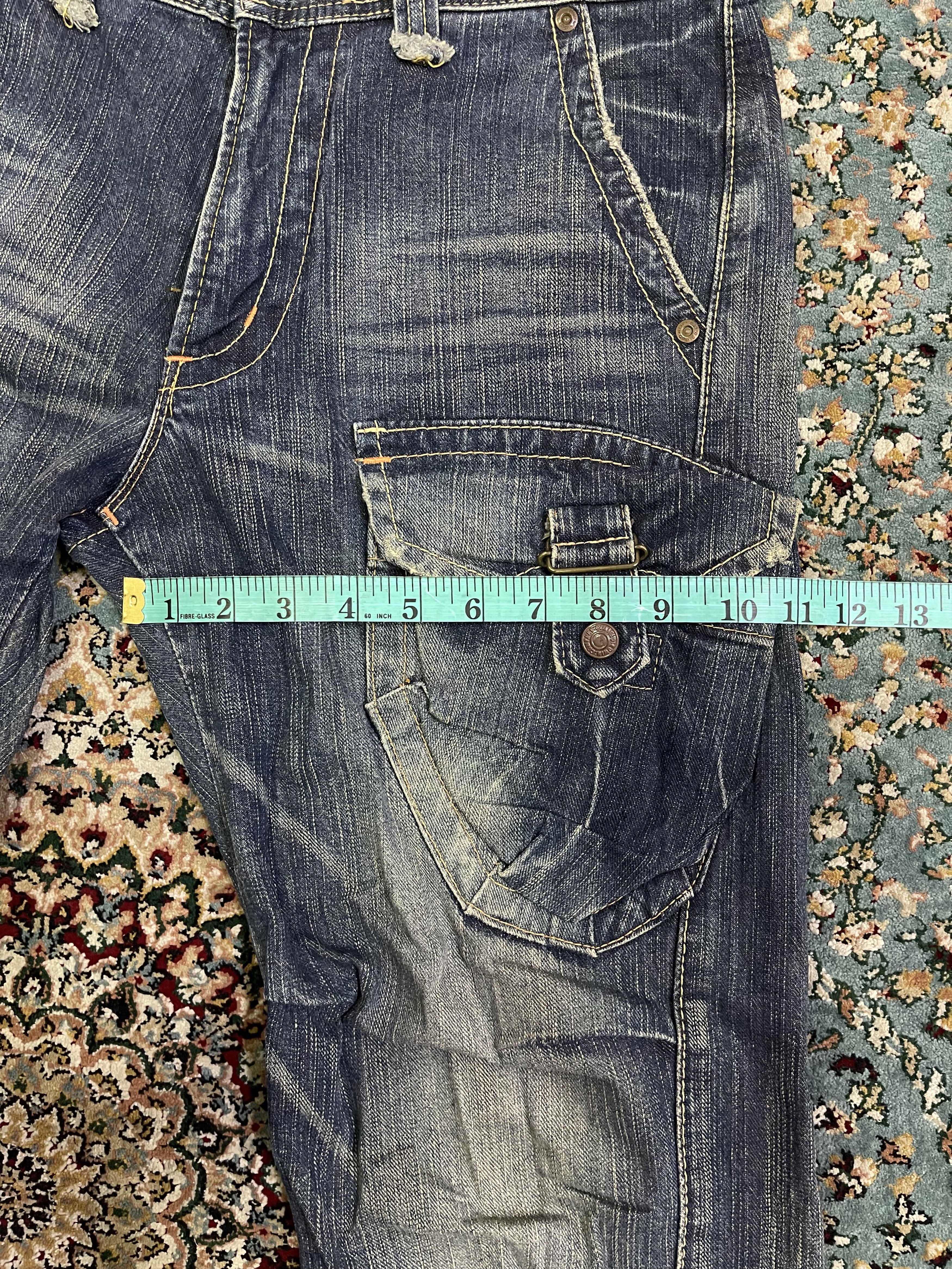 Edwin Edwin EXV-416 Blue Flared Cargo Tactical Style Size US 32 / EU 48 - 10 Thumbnail