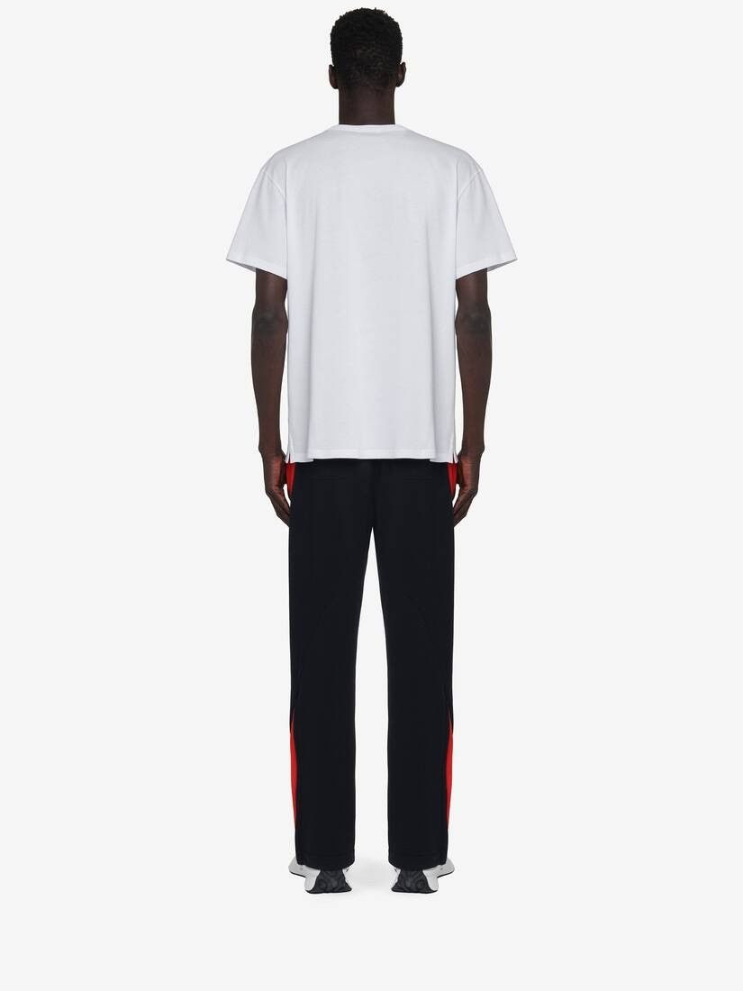 Alexander McQueen o1w1db10725 Wax Flower T-Shirt in White Size US L / EU 52-54 / 3 - 5 Thumbnail